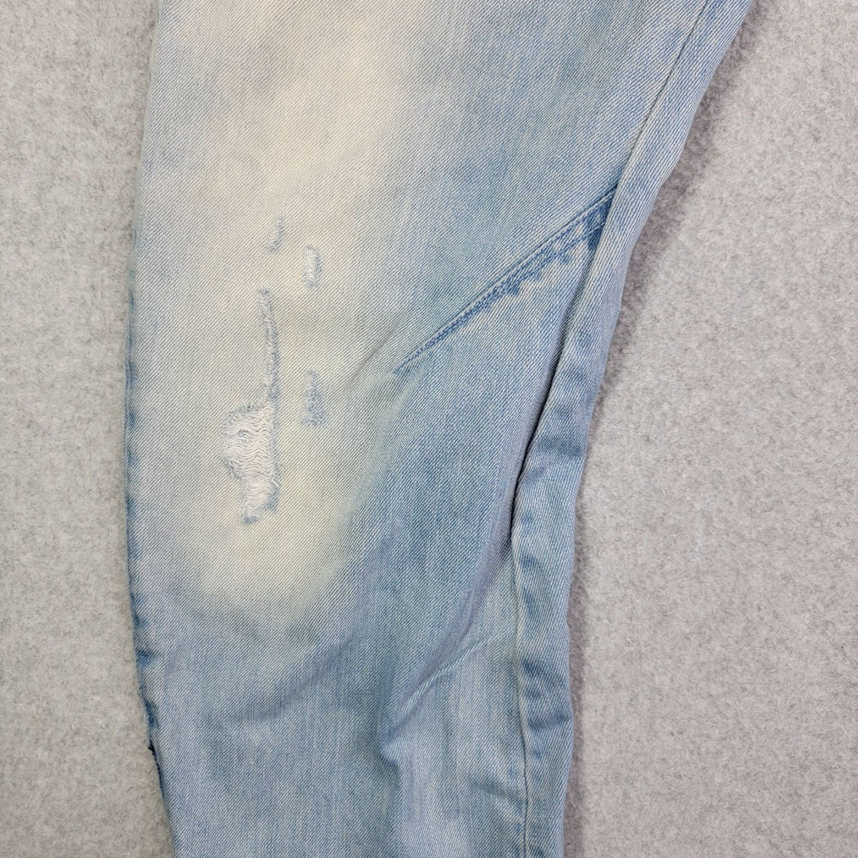 G-Star G STAR ARC 3D SLIM MENS LIGHT BLUE JEANS SIZE W32 L32 distressed button fly Size US 32 / EU 48 - 5 Thumbnail
