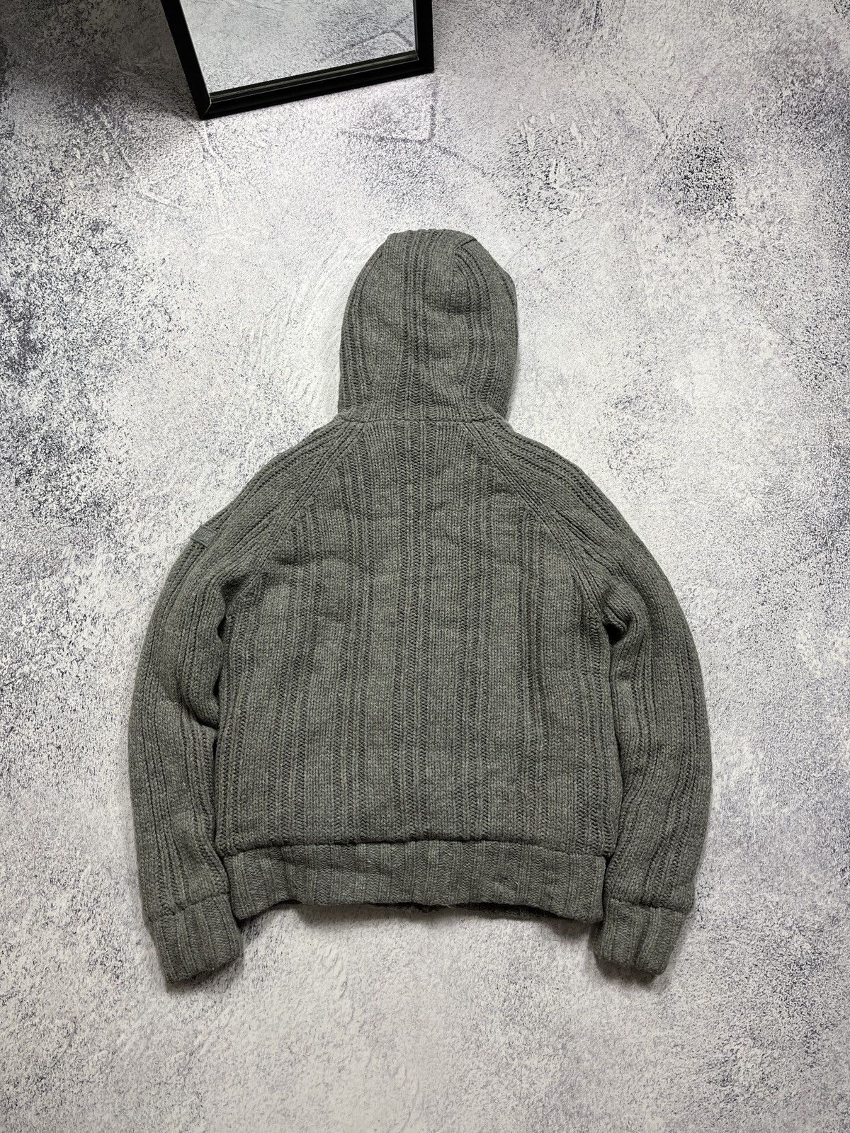 Schott × Vintage Schott Cable Knit Heavy Zip Hoodie Sherpa Jacket Duffle Coat Size US M / EU 48-50 / 2 - 15 Thumbnail