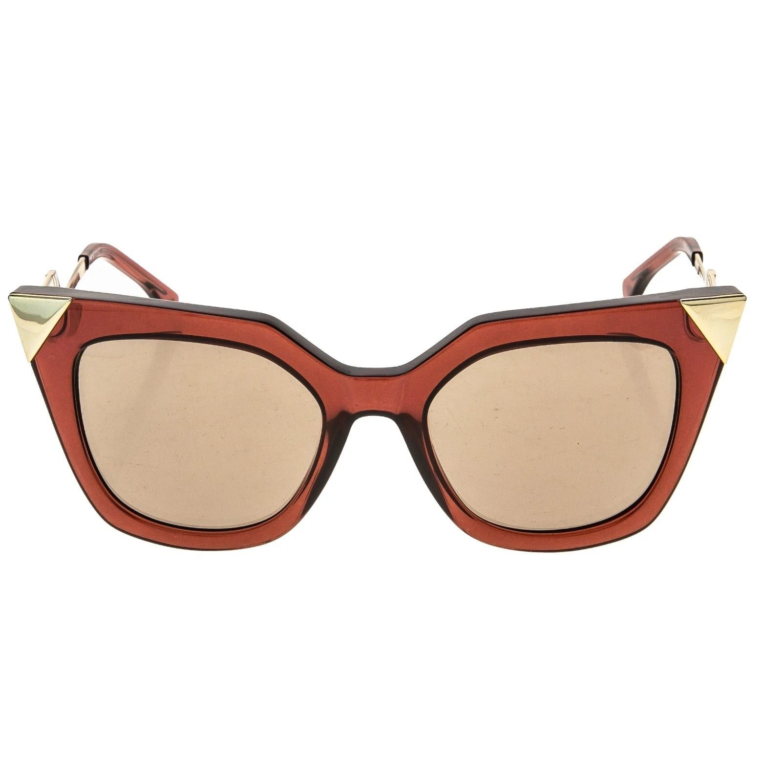 Fendi FENDI FF0060 0060 IRIDIA Red Translucent Gold Sunglasses Size ONE SIZE - 6 Thumbnail