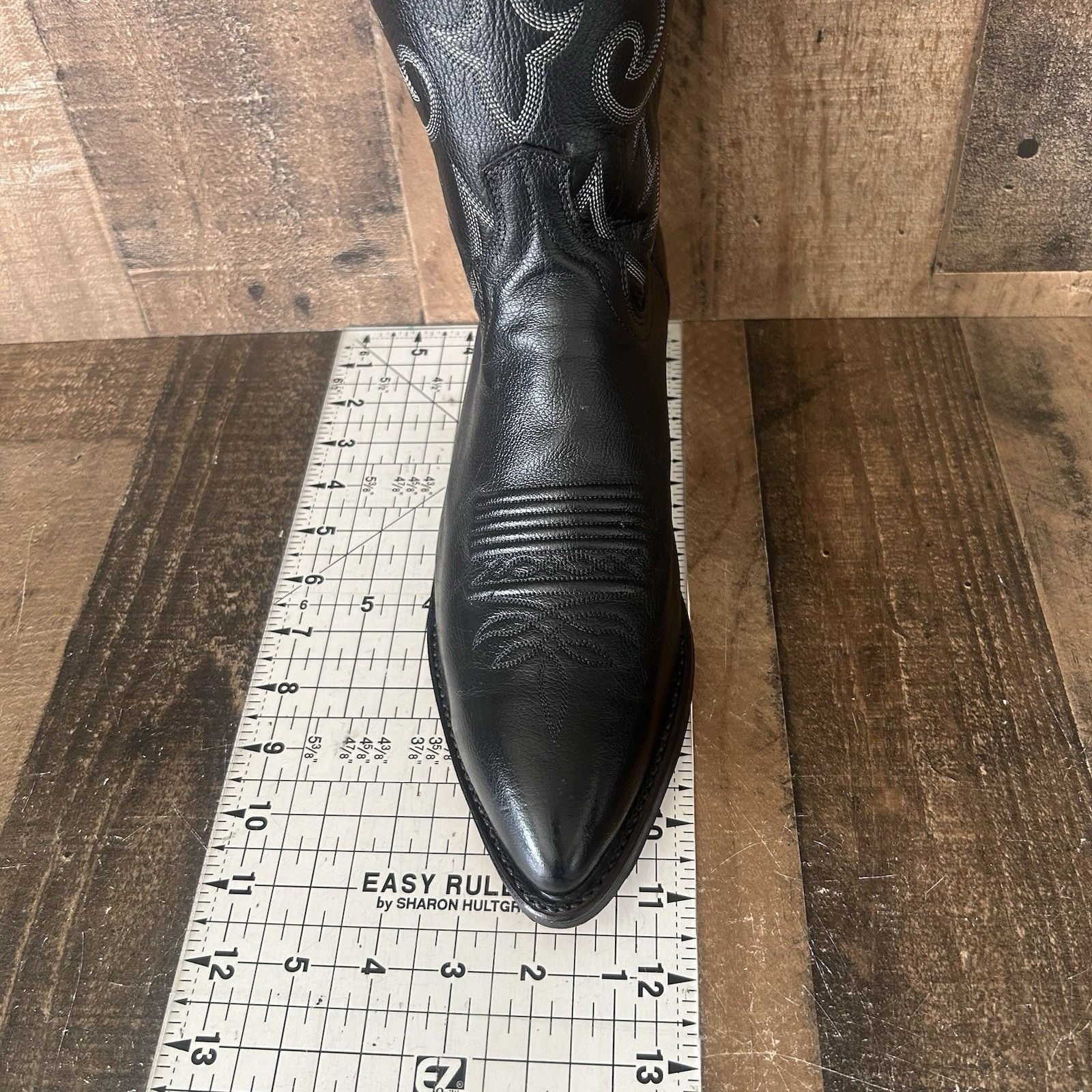 Dan Post Dan Post 110 J Black Extra Wide Cowboy Boots Mens 9 EW Size US 9 / EU 42 - 5 Thumbnail