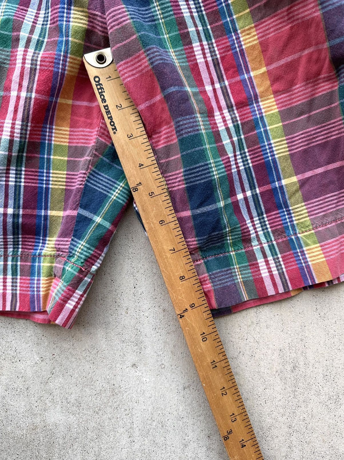 Lo Life × Polo Ralph Lauren × Vintage Vintage Polo Ralph Lauren Plaid Shorts 35 90s Drawstring Size US 35 - 5 Thumbnail