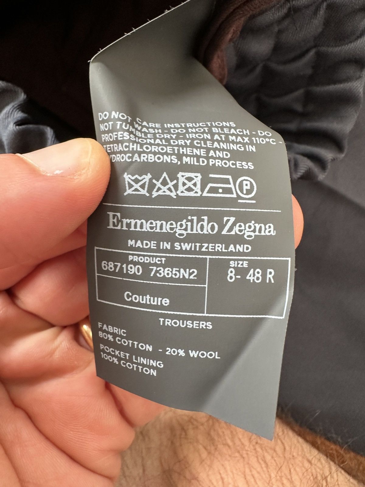 Ermenegildo Zegna Ermenegildo zegna couture Size US 32 / EU 48 - 7 Thumbnail