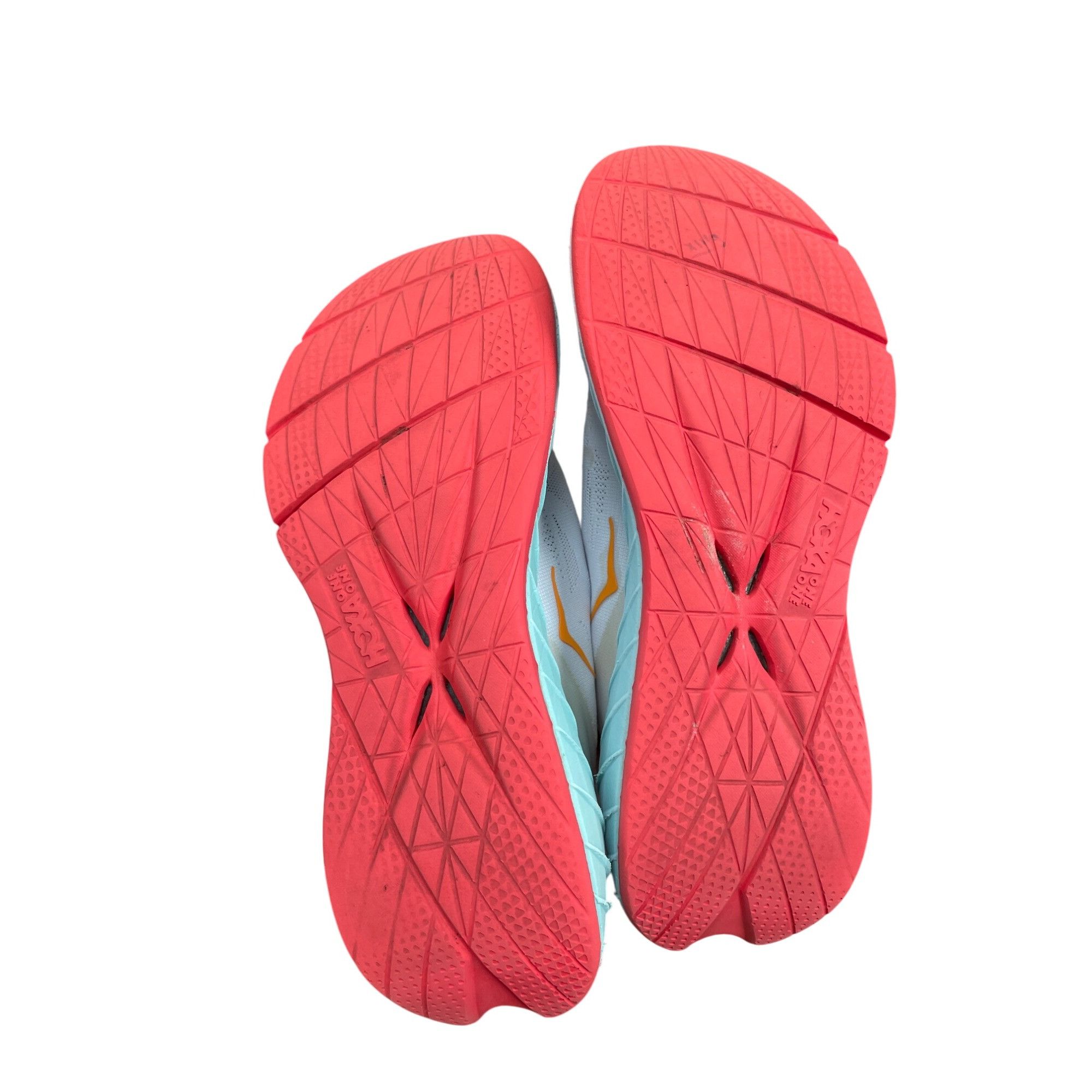 Hoka Hoka Womens Carbon X White green orange Running Sneakers Sz Size US 8.5 / IT 38.5 - 3 Thumbnail
