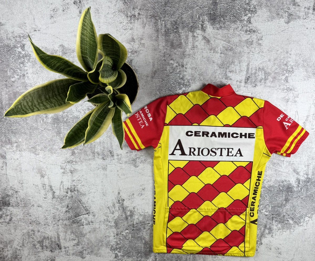 Vintage Vintage Cycling ARIOSTEA Ceramich 1990 Trek Bike Men’s Velo Jersey T Shirt Kit Size US L / EU 52-54 / 3 - 15 Thumbnail