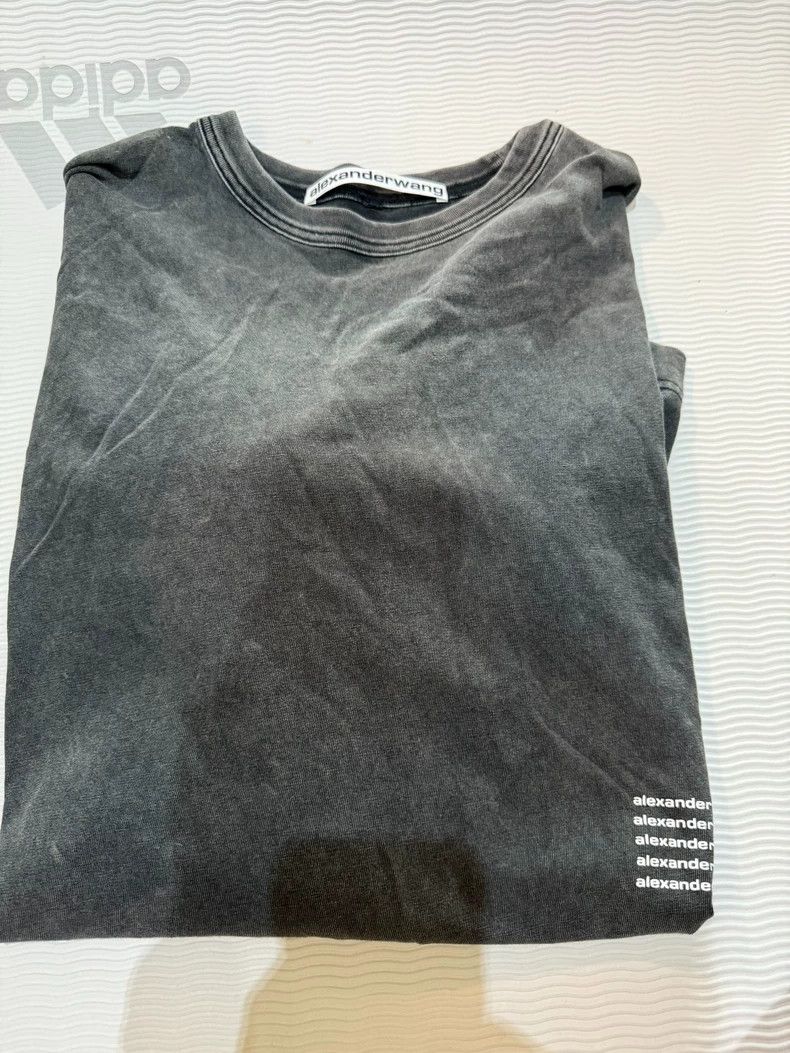 Alexander Wang Alexander Wang Distressed Long Sleeve T-Shirt Size M / US 6-8 / IT 42-44 - 1 Thumbnail