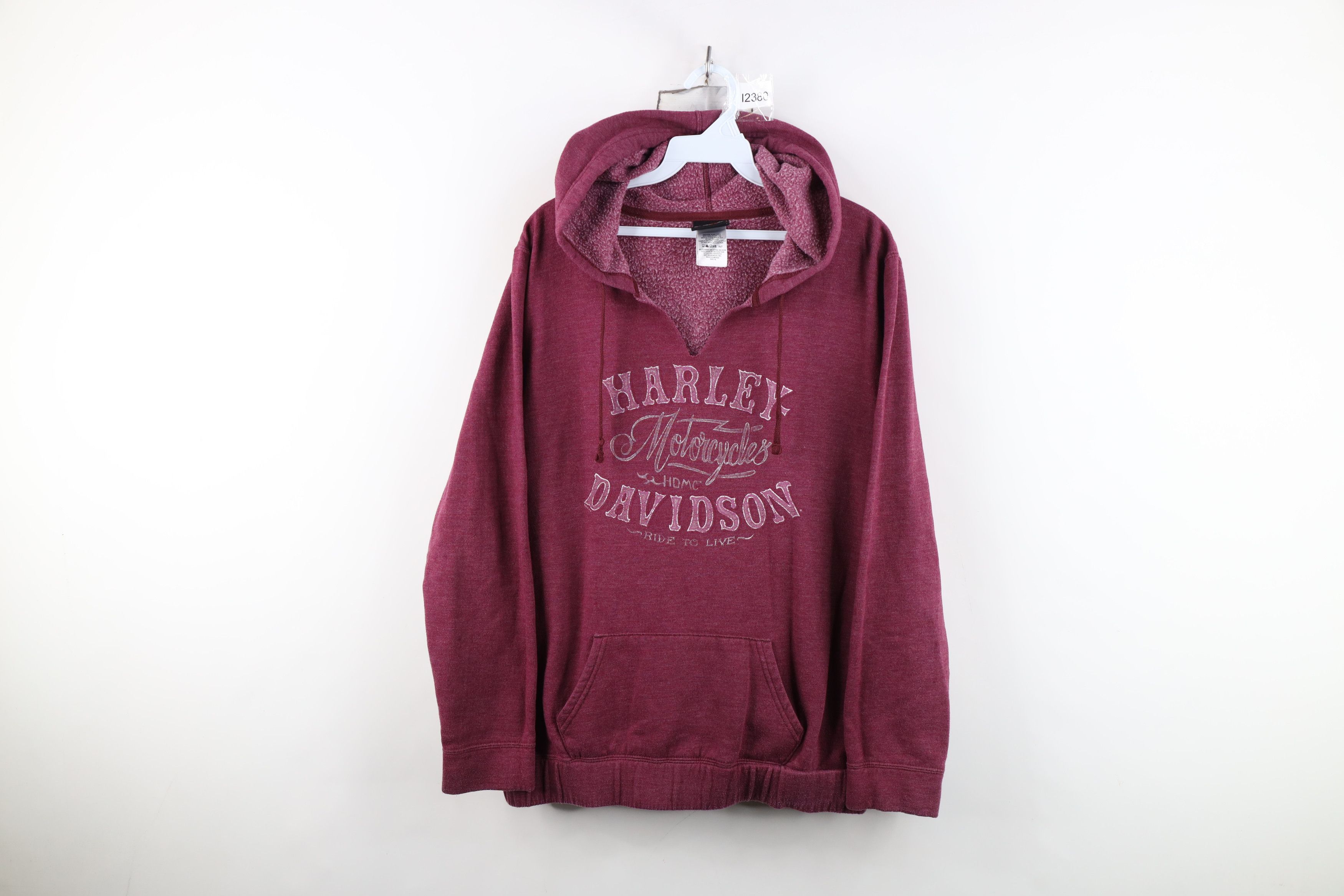 Harley Davidson Vintage Y2K Harley Davidson Flower Wing Hoodie Sweatshirt Size XL / US 12-14 / IT 48-50 - 1 Thumbnail