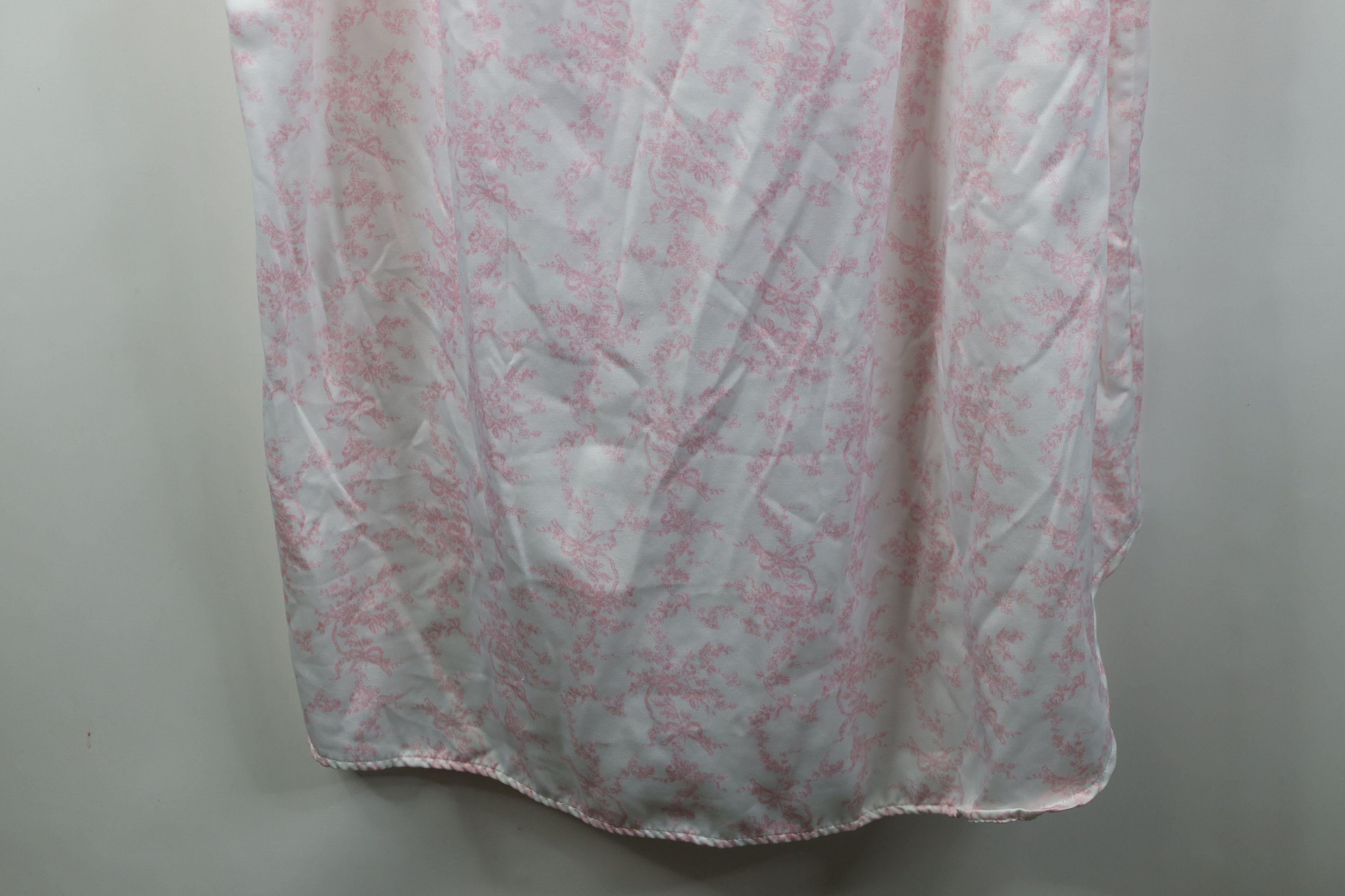 Vintage Vintage 90s Miss Elaine Flower Lace Night Gown Sleep Shirt Size S / US 4 / IT 40 - 4 Thumbnail