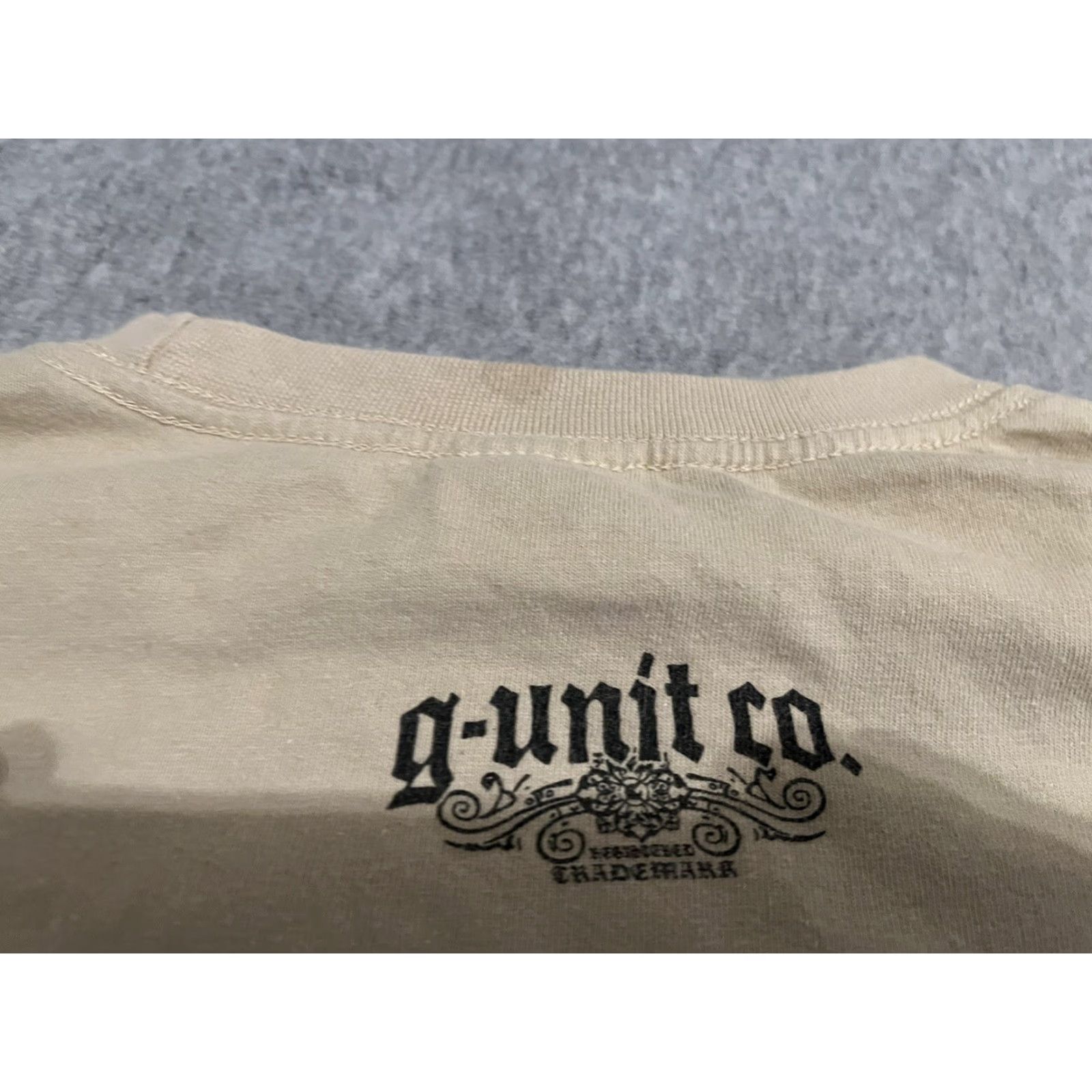 Vintage G-Unit G Unit Tools Of The Trade Aztec Shirt 50 Cent Game Hip Hop Mens XL T-Shirt Short Sleeve Beige Cotton Shirt Mens XL Hip Hop Size US XL / EU 56 / 4 - 6 Thumbnail