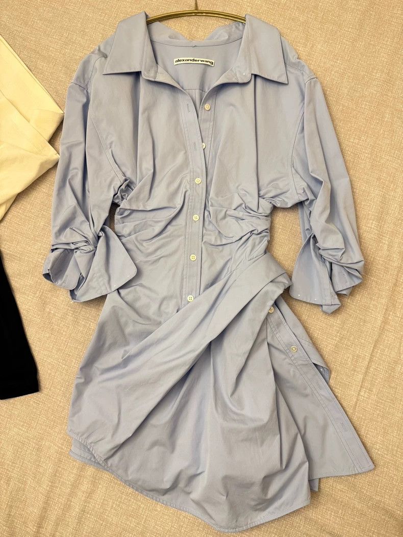 Alexander Wang Alexander Wang Gray Shirt Dress Size XS / US 0-2 / IT 36-38 - 1 Thumbnail