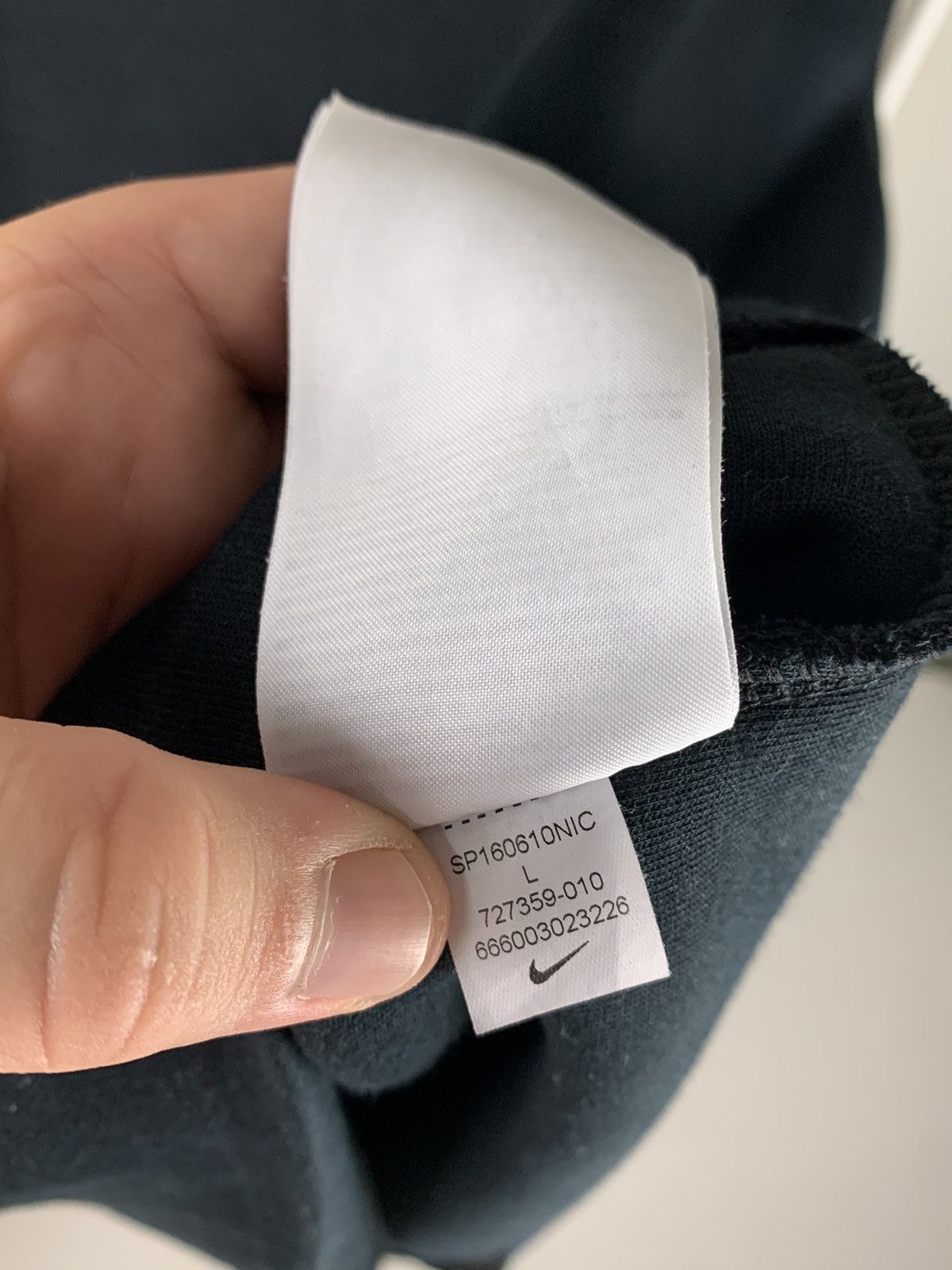 Nike Nike Tech Fleece Black Sweatshirt Size L Size US L / EU 52-54 / 3 - 10 Thumbnail