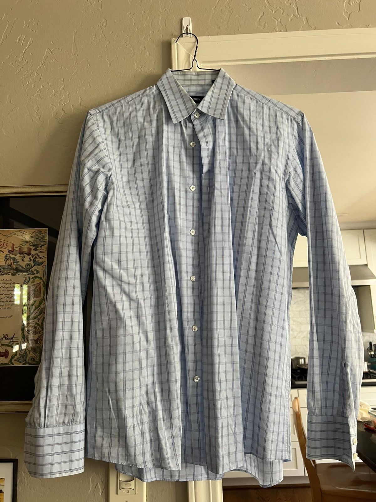 Hugo Boss Vintage Boss Button Up Size US L / EU 52-54 / 3 - 1 Thumbnail