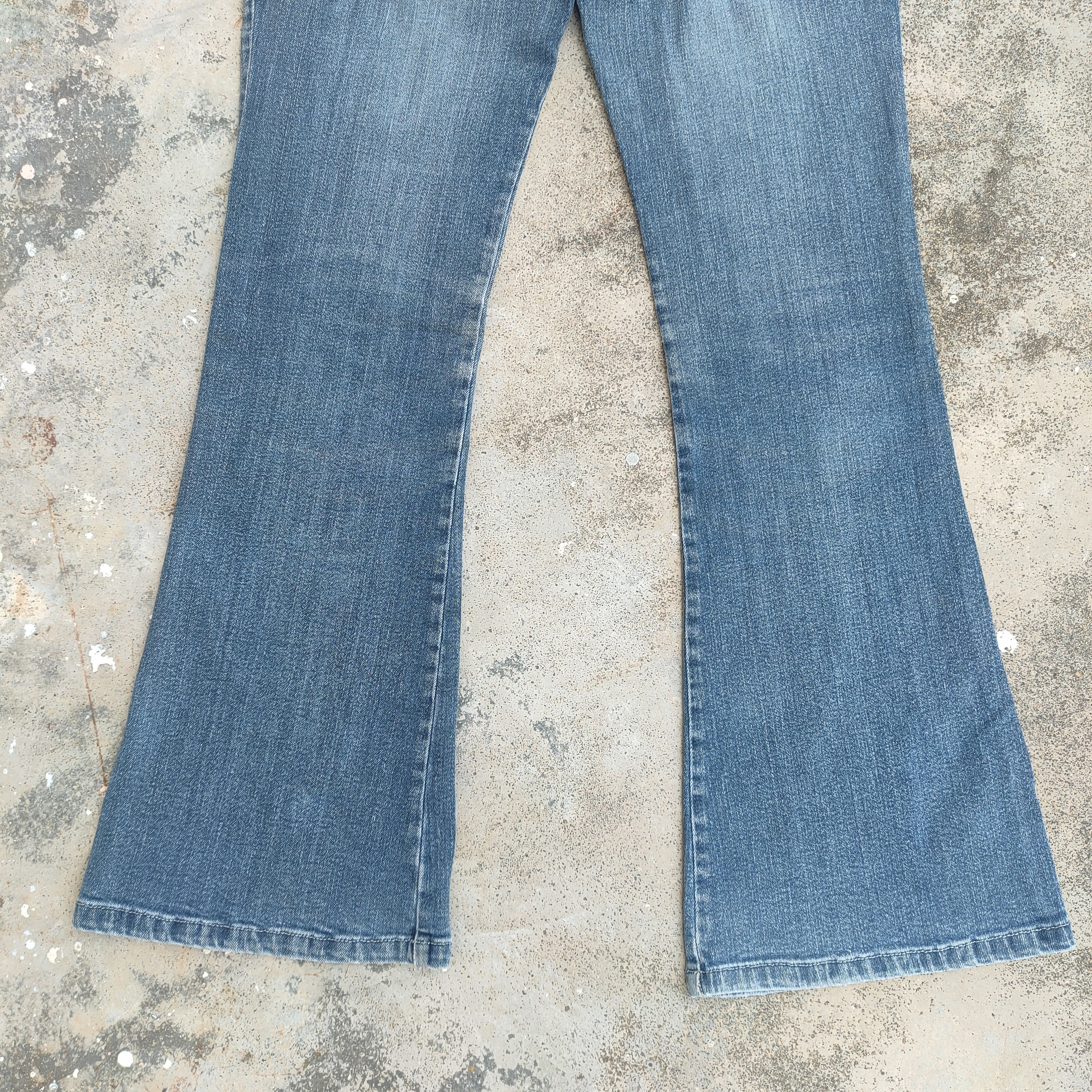 If Six Was Nine × Japanese Brand × Jean FLARE JOUES BOOTCUT FADED JEANS DENIM PANTS Size US 26 / EU 42 - 8 Thumbnail
