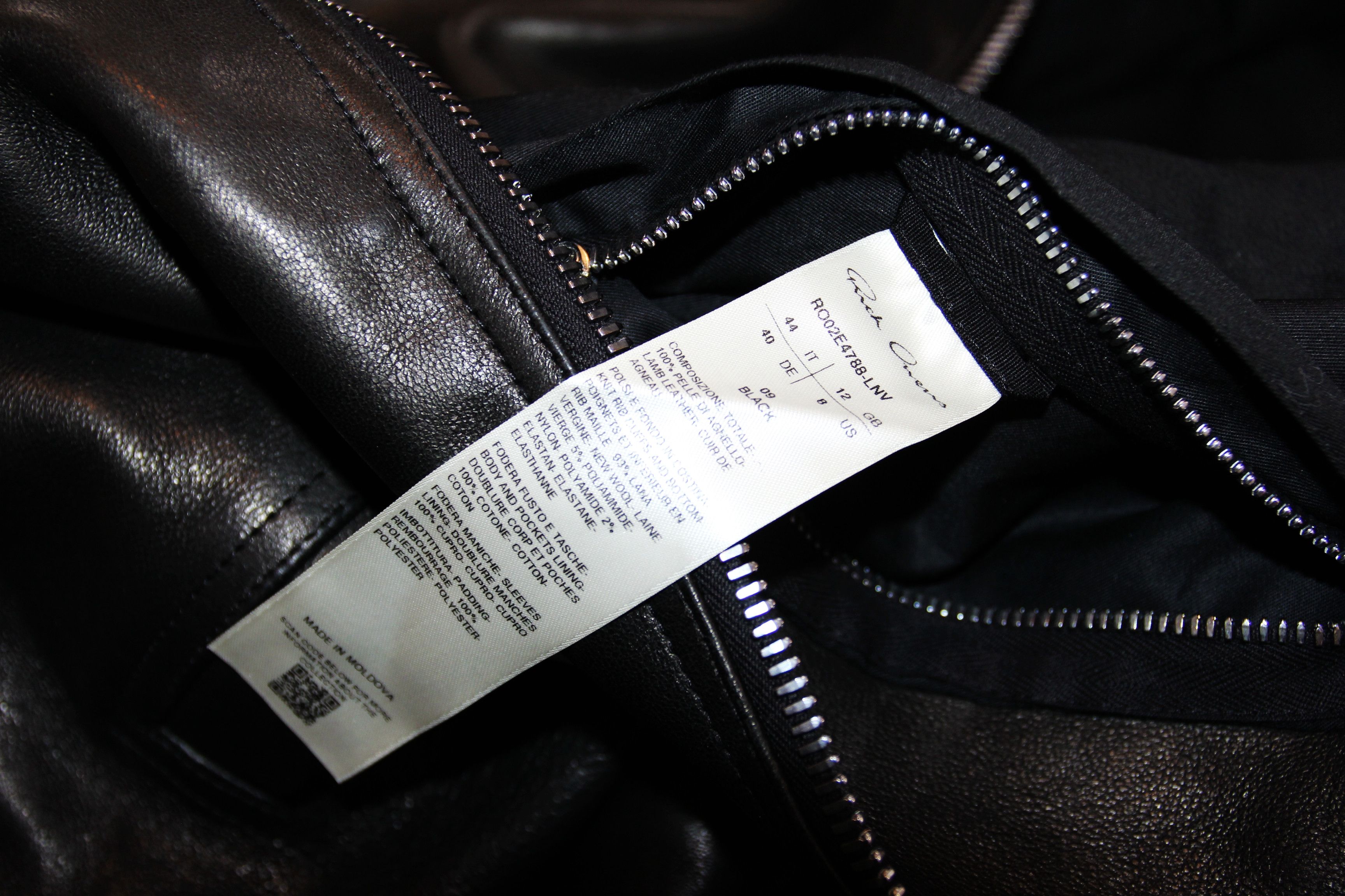 Rick Owens BNWT AW25 RICK OWENS "CONCORDIANS" DRACUCOLLAR JACKET 44 Size US M / EU 48-50 / 2 - 10 Thumbnail