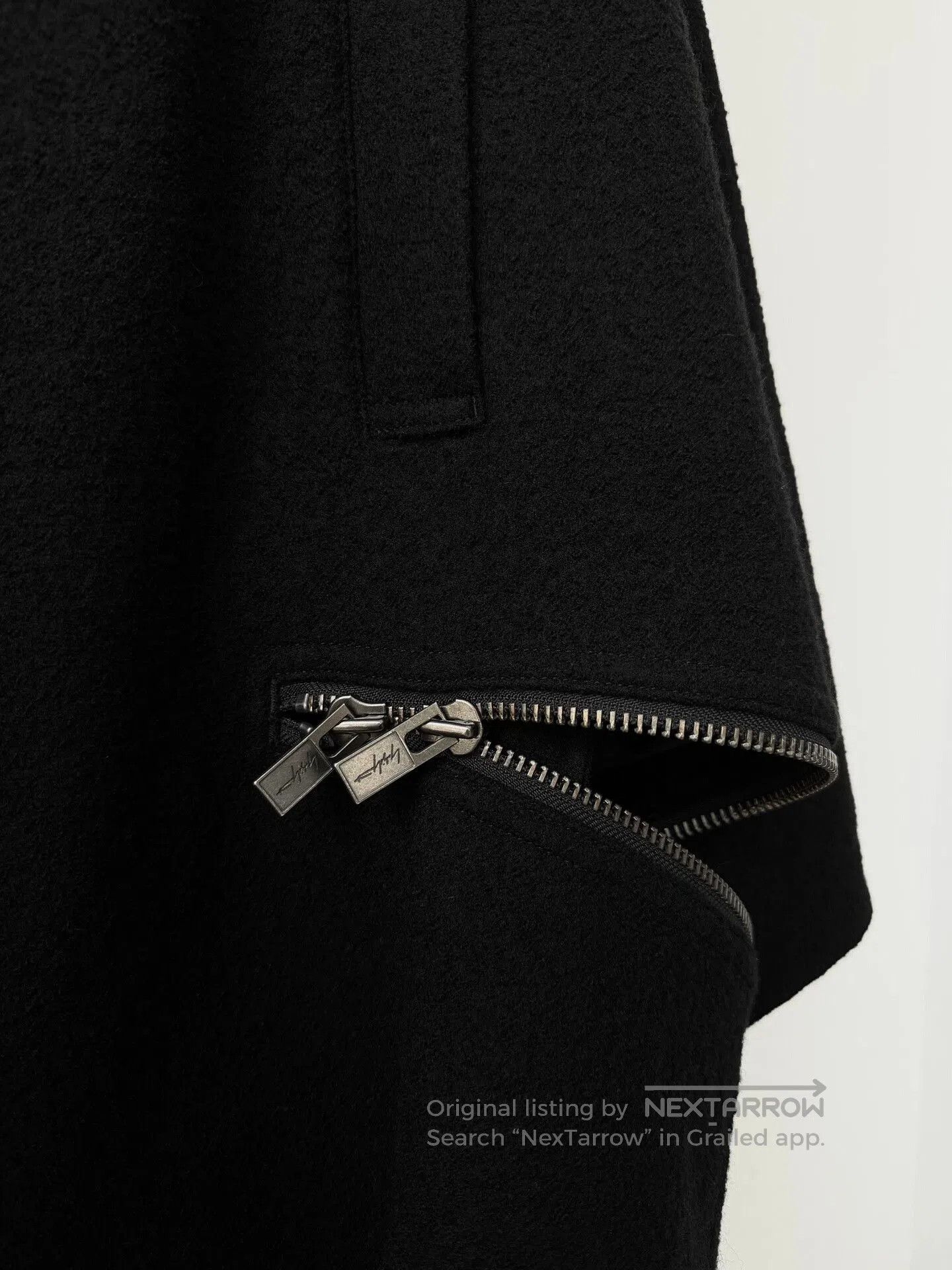 Yohji Yamamoto oversized wool coat by yohji yamamoto femme. Size M / US 6-8 / IT 42-44 - 7 Thumbnail