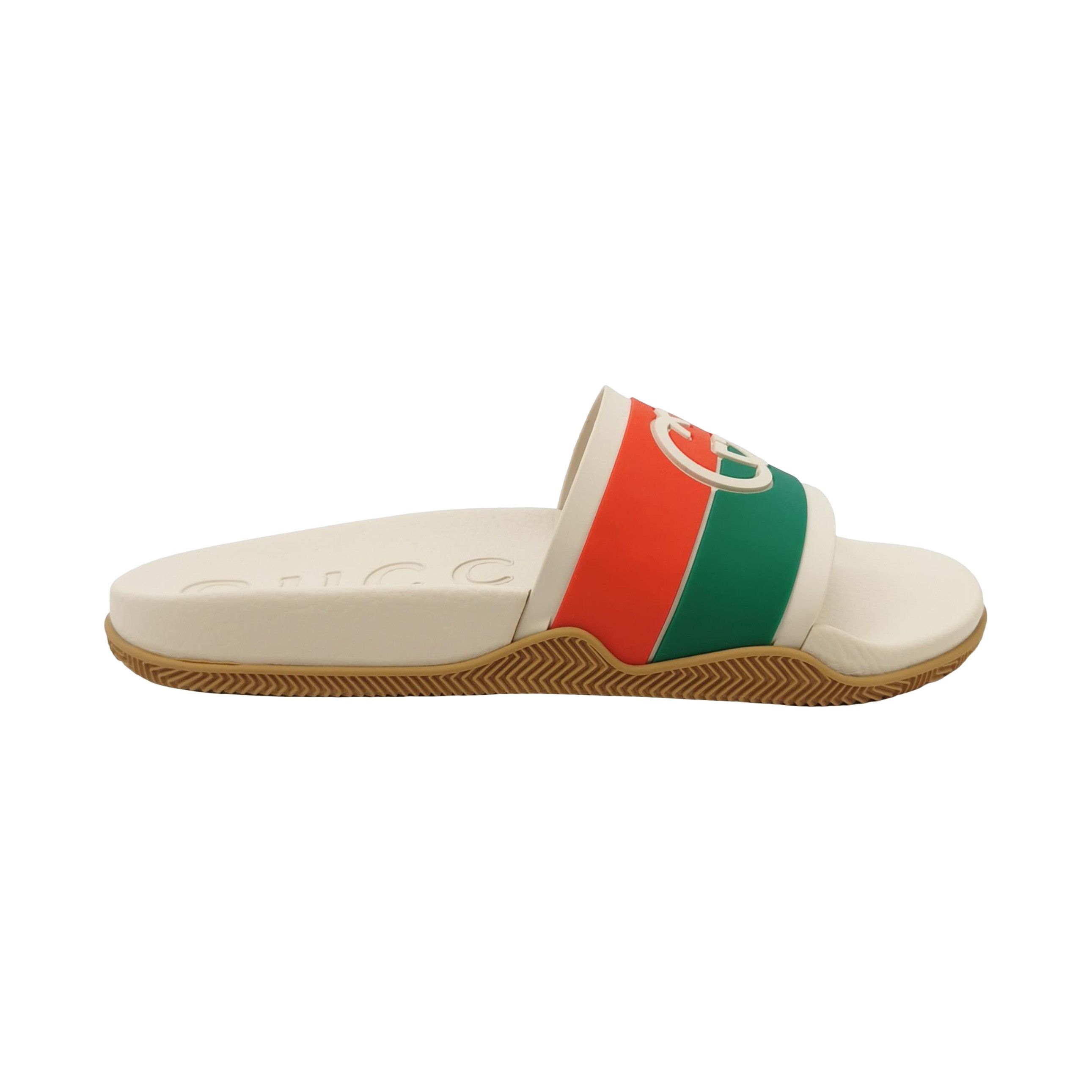 Gucci Gucci Interlocking G Web Stripe Slides EU 46 Size US 13 / EU 46 - 1 Thumbnail