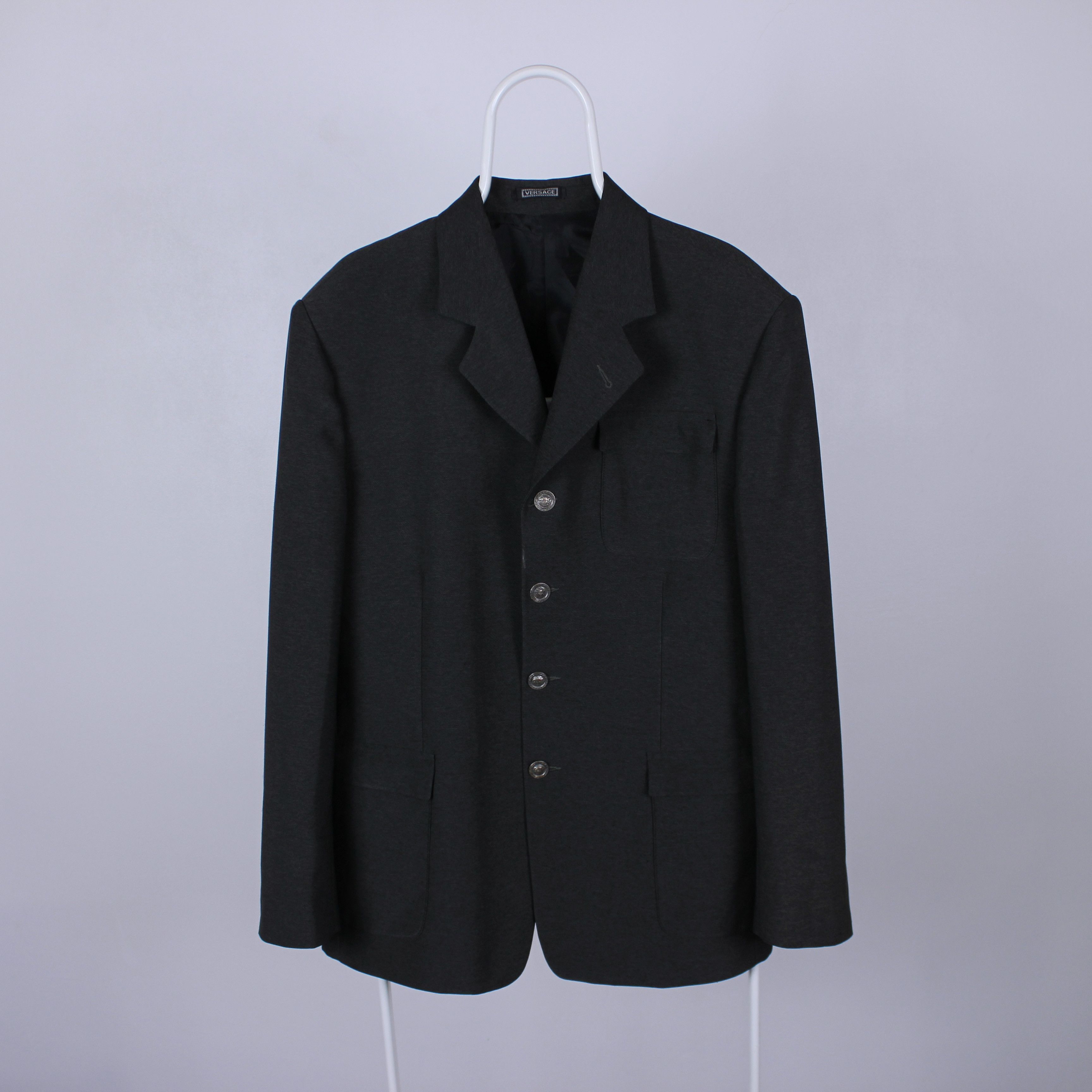 Versace Gianni Versace blazer medusa wool gray 50 52 Size 42R - 3 Thumbnail