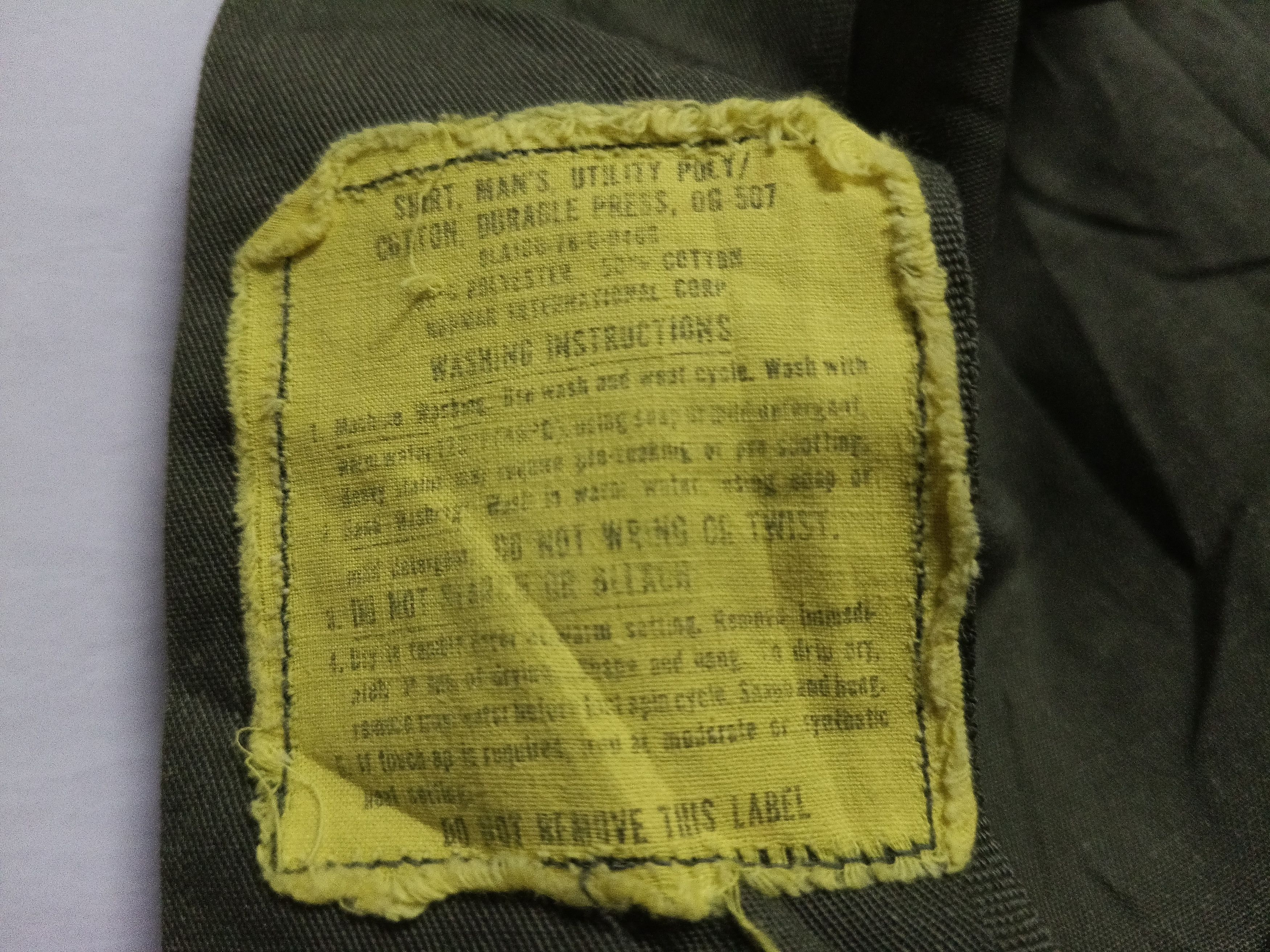 Vintage Vintage u.s army shirt slim S Size US S / EU 44-46 / 1 - 6 Thumbnail