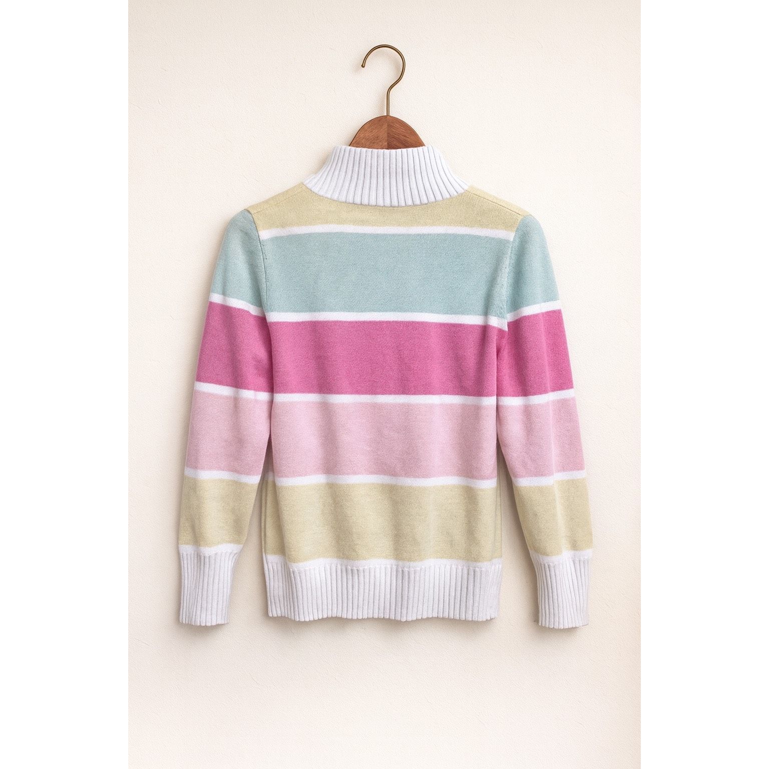 Other Together Pastel Stripe Cotton Sweater S Size S / US 4 / IT 40 - 2 Thumbnail