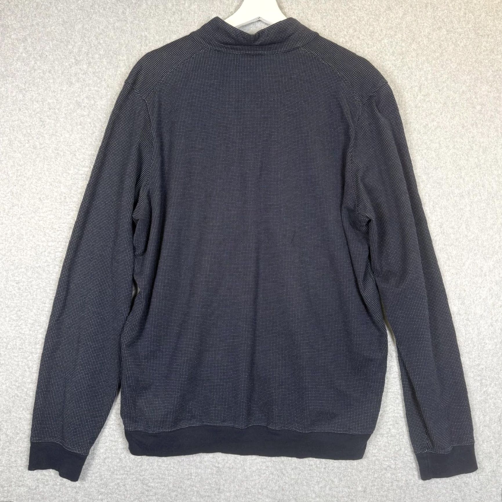 J.McLaughlin J. Mclaughlin Men Jacket L Blue 1/4 Zip Pullover Pima Cotton Pullover Jacket Blue Mens Large Size US L / EU 52-54 / 3 - 7 Thumbnail