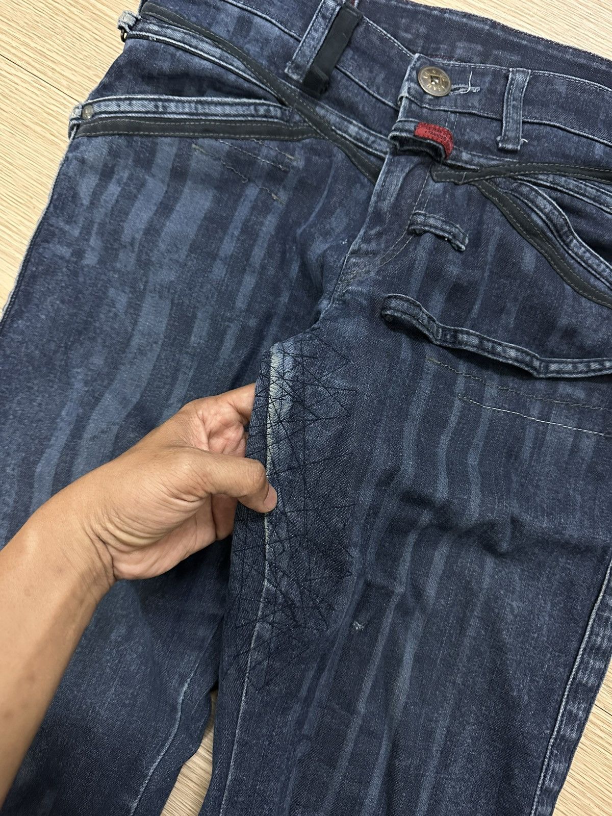 Beauty Beast × Marithe + Francois Girbaud Rare Vintage Marithe Francois Girbaud Tactical Jeans Size 30" / US 8 / IT 44 - 6 Thumbnail