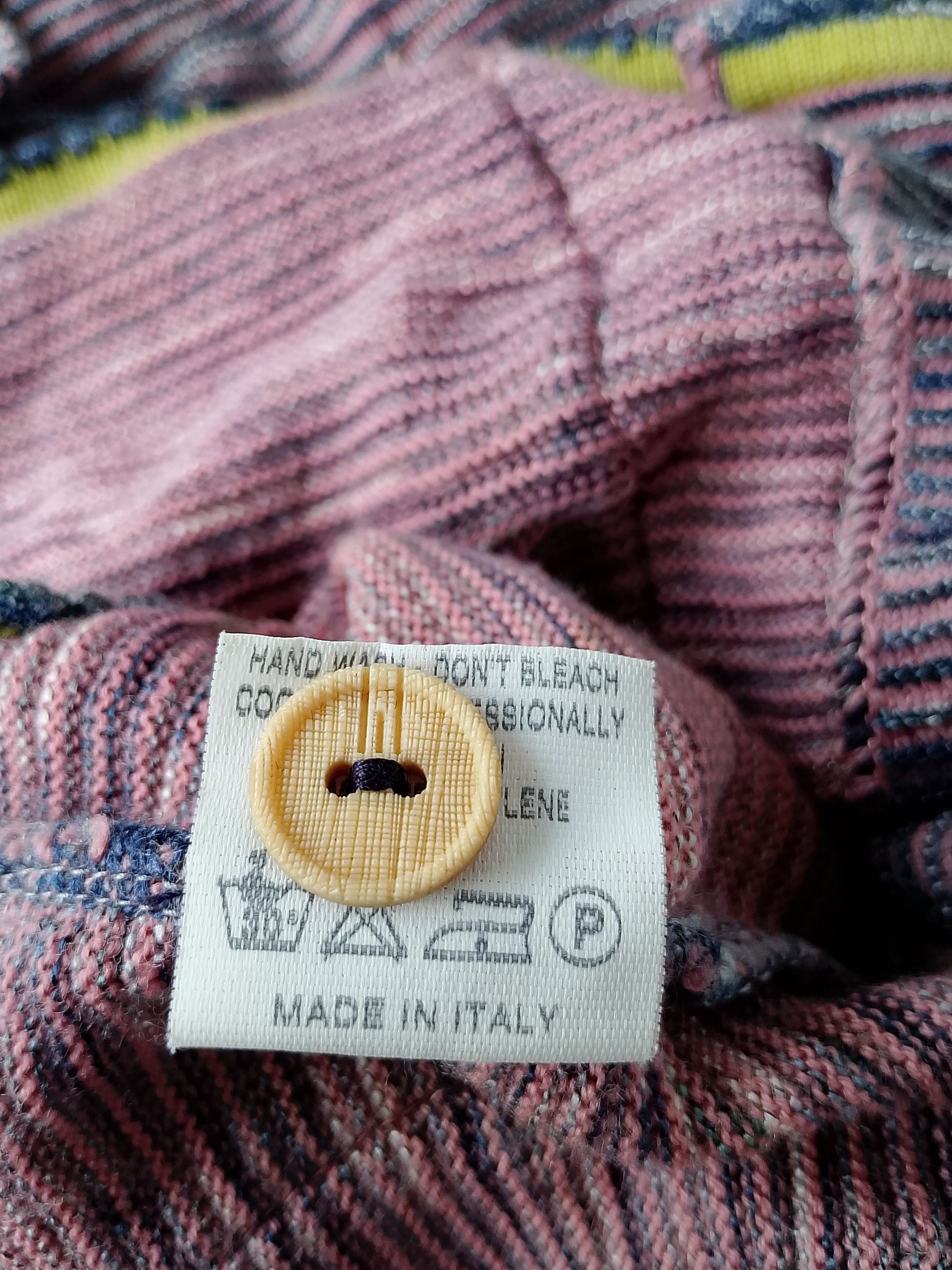 Missoni Vintage Missoni Italy Striped Merino Knit Patch Pocket Size S / US 4 / IT 40 - 9 Thumbnail