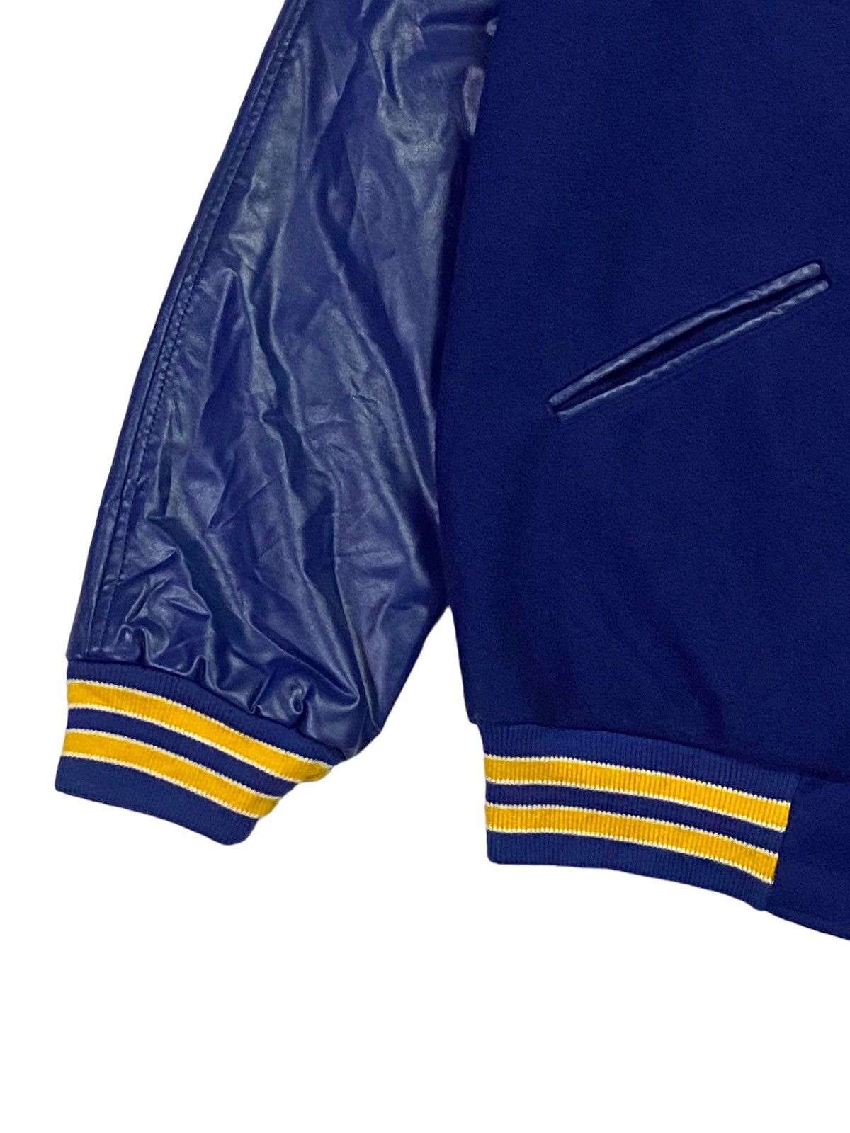 Vintage Vintage J.Faudoa Wool Varsity Jacket Size US S / EU 44-46 / 1 - 16 Thumbnail