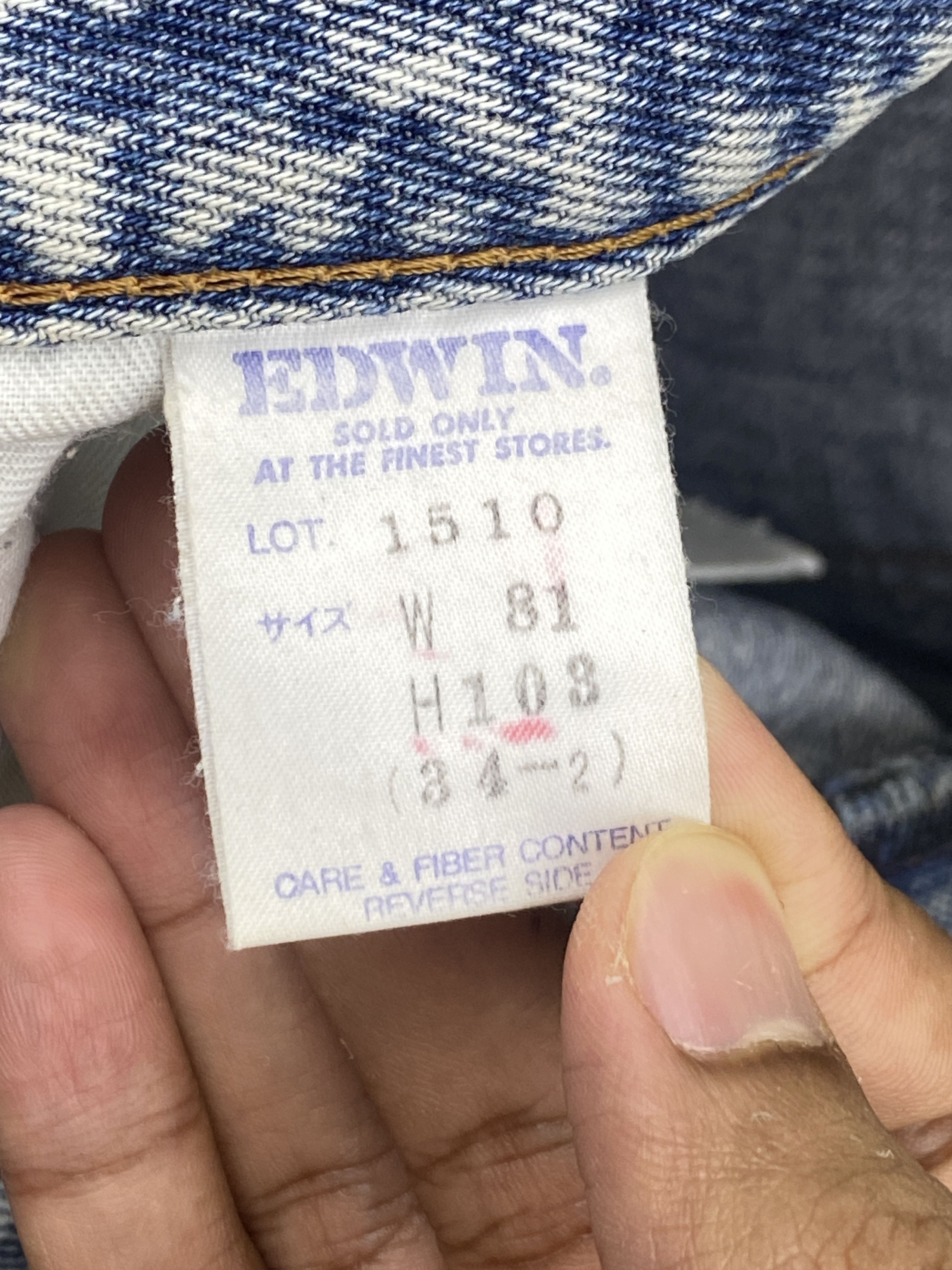 Edwin Vintage Edwin Acid Washed Jeans DP2821 Size US 32 / EU 48 - 8 Thumbnail