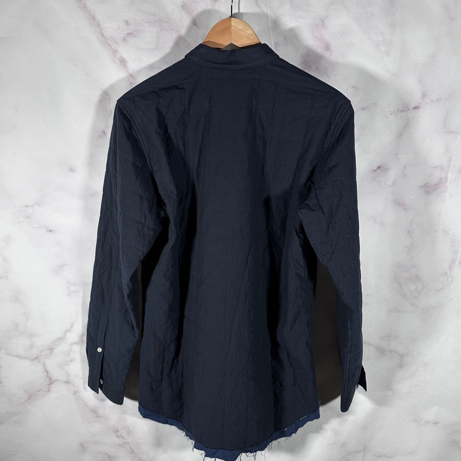 Undercover Navy Quilted Shirt Size US L / EU 52-54 / 3 - 4 Thumbnail