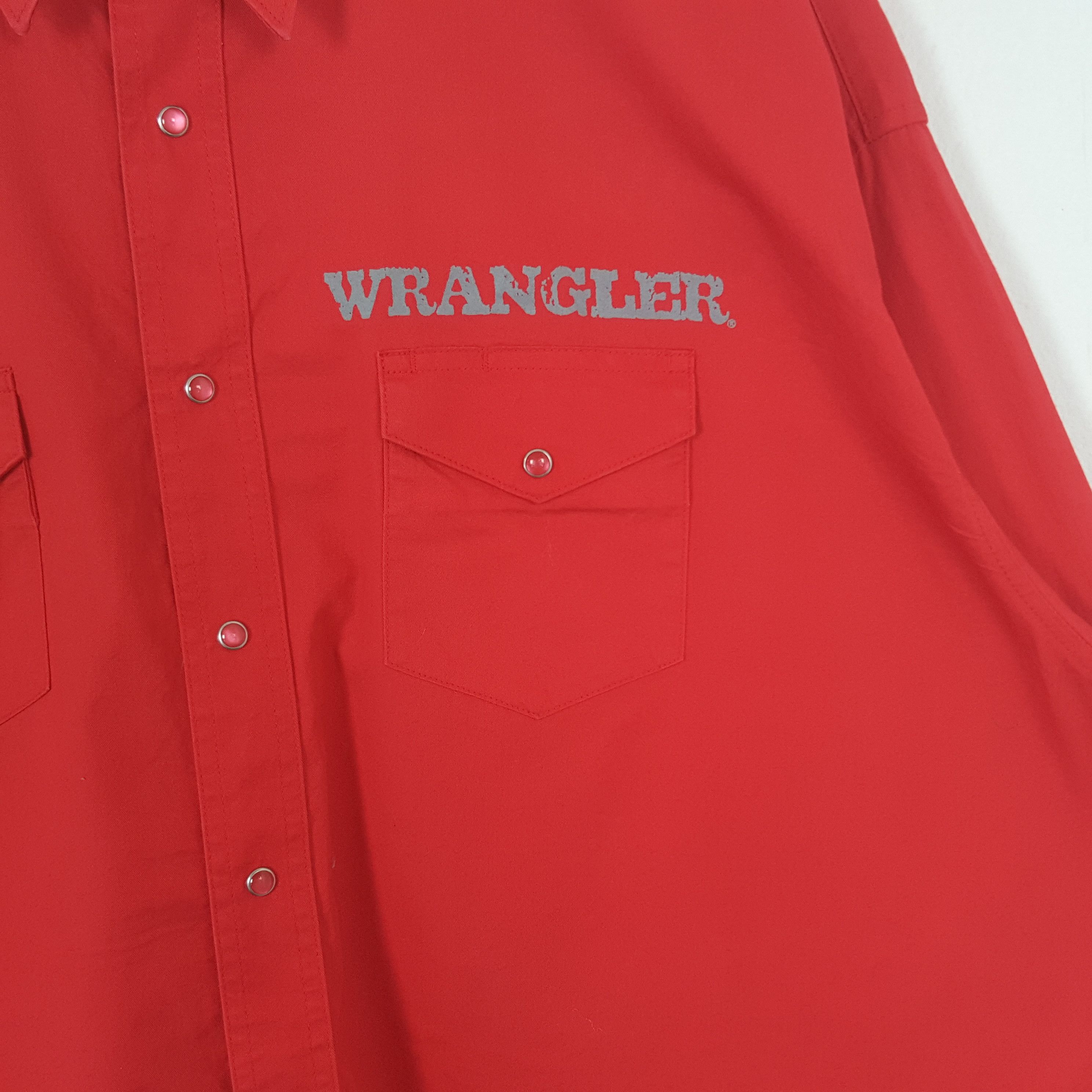Vintage × Wrangler Vintage Wrangler American Brand Shirt Button Up C276N61 Size US XXL / EU 58 / 5 - 4 Thumbnail