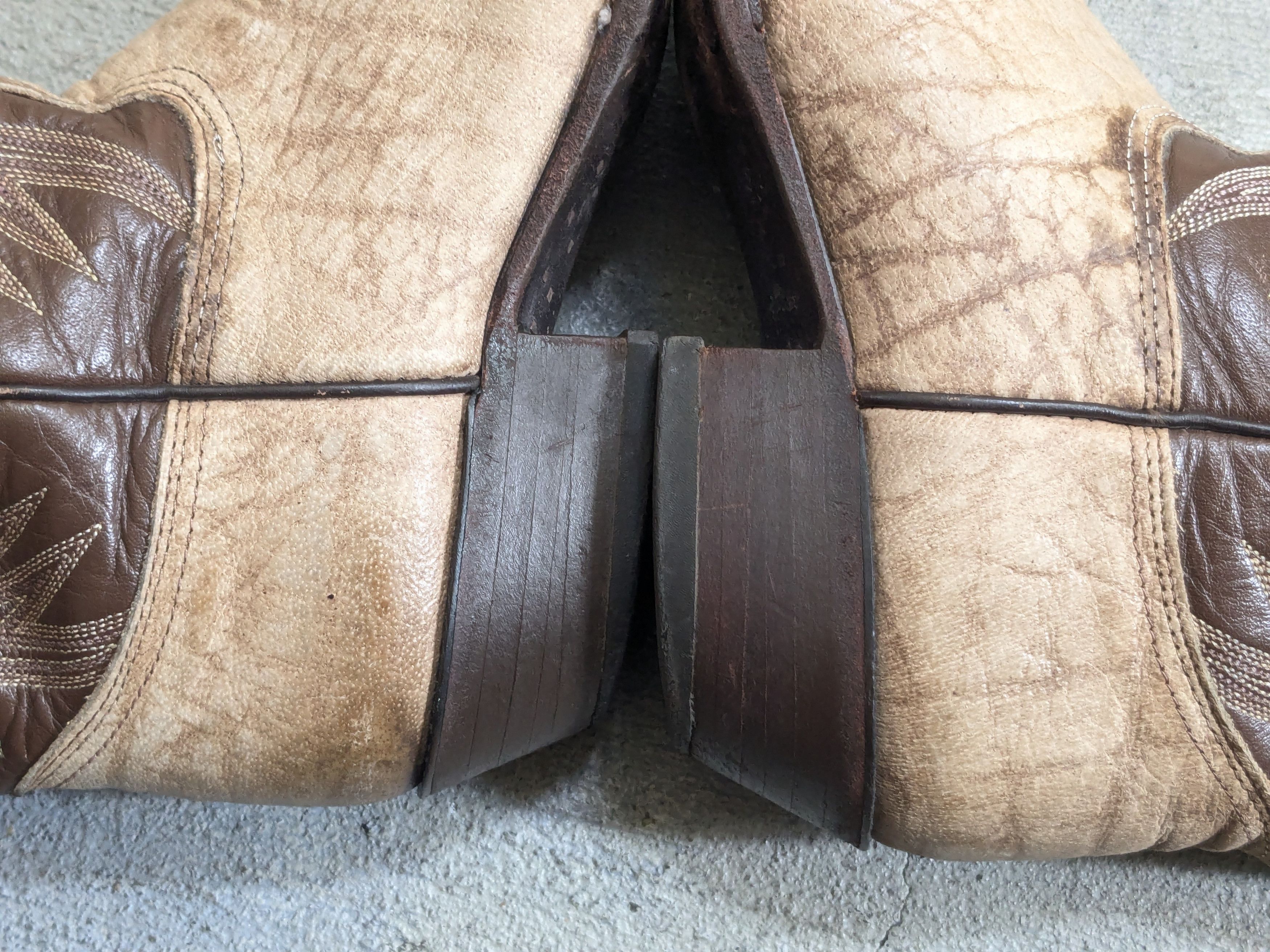 Nocona Boots Nocona Cowboy Boots 9 D Gray Leather Western Elephant Print Size US 8.5 / EU 41-42 - 8 Thumbnail