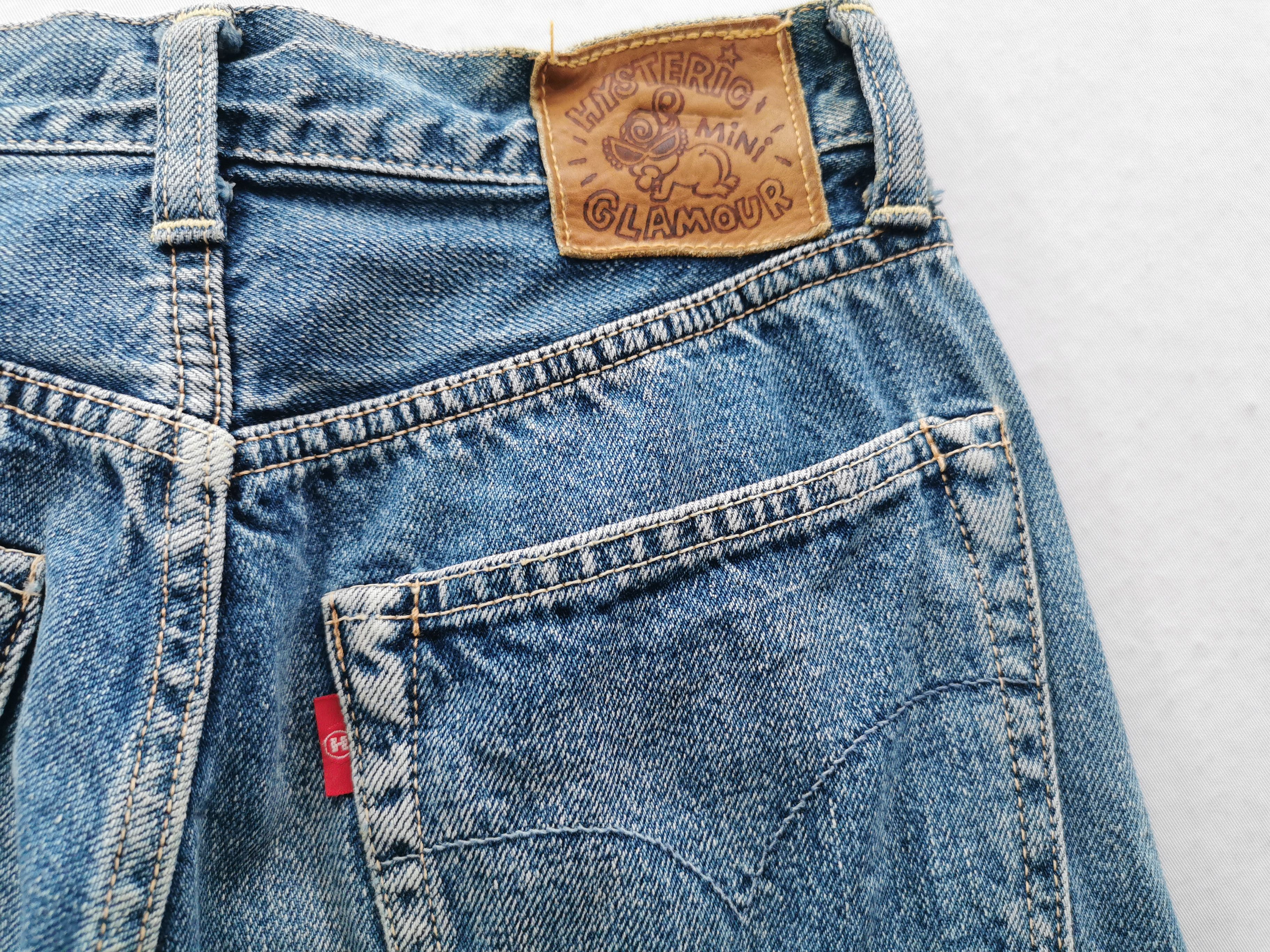 Hysteric Glamour Vintage 90s Hysteric Glamour Selvedge Patch Denim Size 23" - 7 Thumbnail