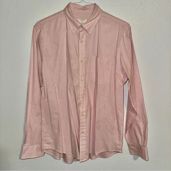 Club Monaco Slim Fit Long Sleeve Oxford Shirt Size US L / EU 52-54 / 3 - 1 Thumbnail