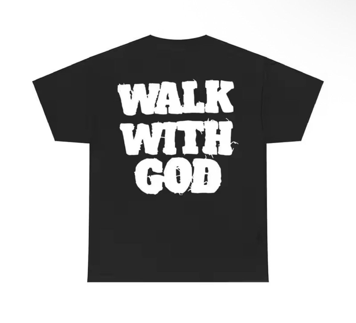 Other Streetwear Vintage Walk With God Qoute Print T-Shirt Punk Size US XXL / EU 58 / 5 - 1 Thumbnail
