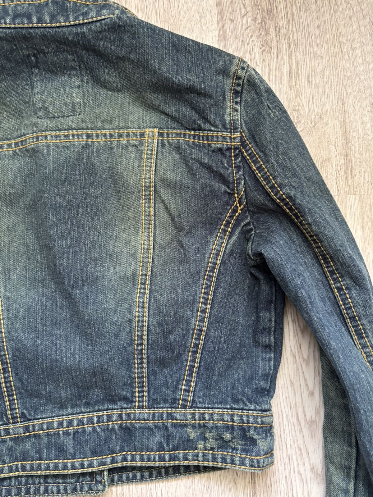 Other MK KLEIN+ Cropped Denim Jacket Size XS / US 0-2 / IT 36-38 - 16 Thumbnail