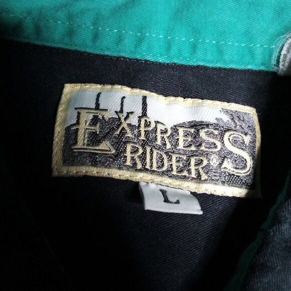 Other Vintage Express Rider Cowboys Horseback Button Shirt Size US L / EU 52-54 / 3 - 3 Thumbnail