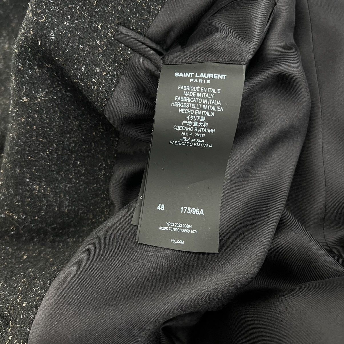 Saint Laurent Paris Saint Laurent Wool Overcoat Size US M / EU 48-50 / 2 - 6 Thumbnail