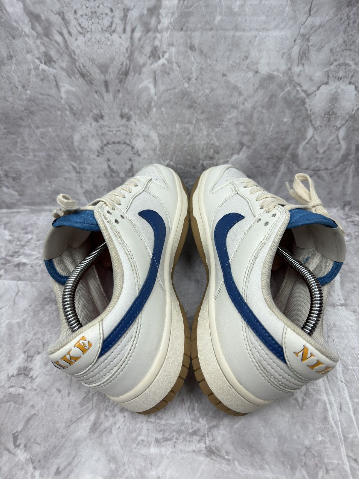 Jordan Brand Nike Dunk Low SE Sail Dark Marina Blue Sneaker DX3198-133 Size US 8.5 / EU 41-42 - 5 Thumbnail