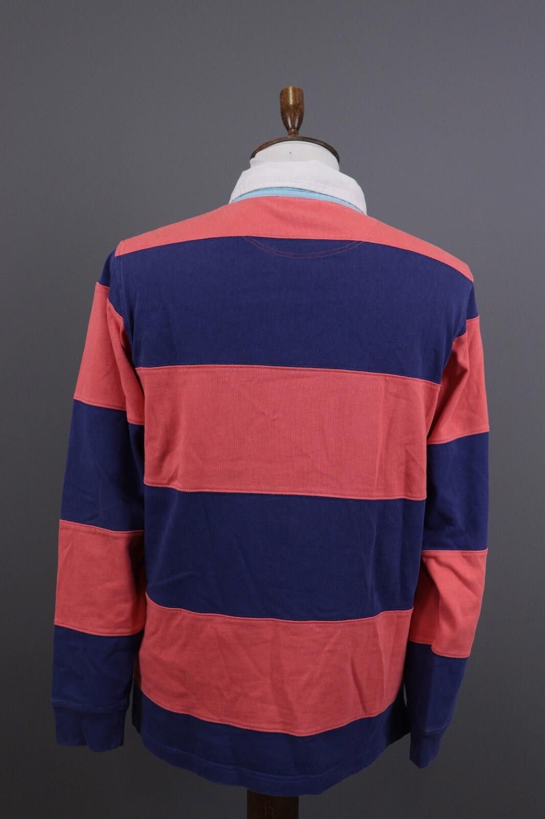 Designer Hackett London Tailored Fit Rugby Polo Sweater Size M Size US M / EU 48-50 / 2 - 8 Thumbnail