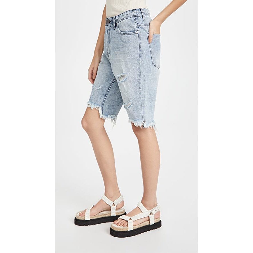 One Teaspoon New UO One Teaspoon Salty Dog Cutoff Trucker Shorts Sz 26 Size 26" / US 2 / IT 38 - 5 Thumbnail