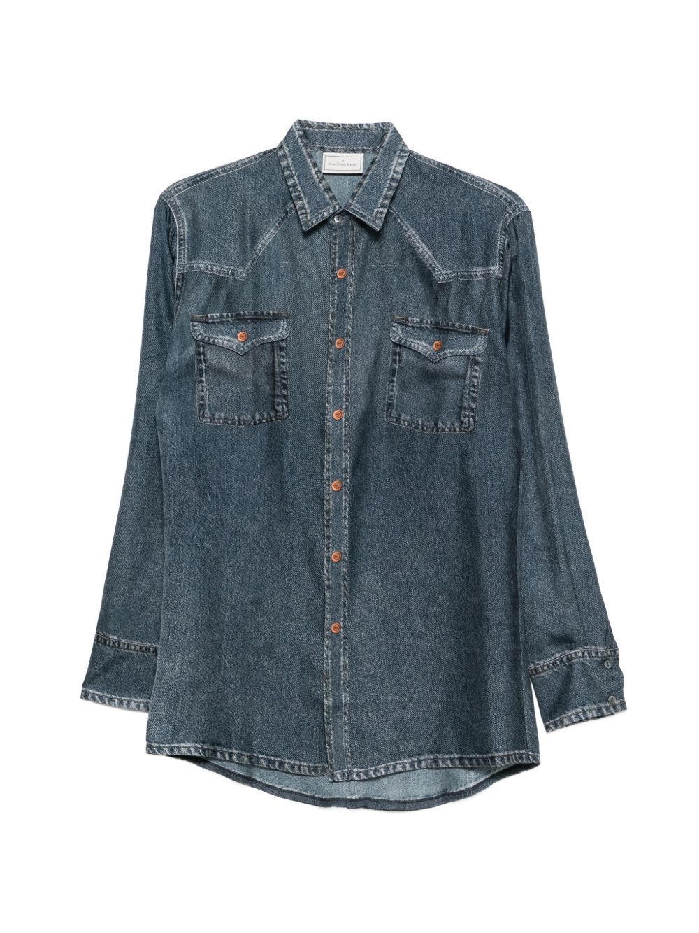 Pierre-Louis Mascia SILK SHIRT Size XS / US 0-2 / IT 36-38 - 1 Thumbnail