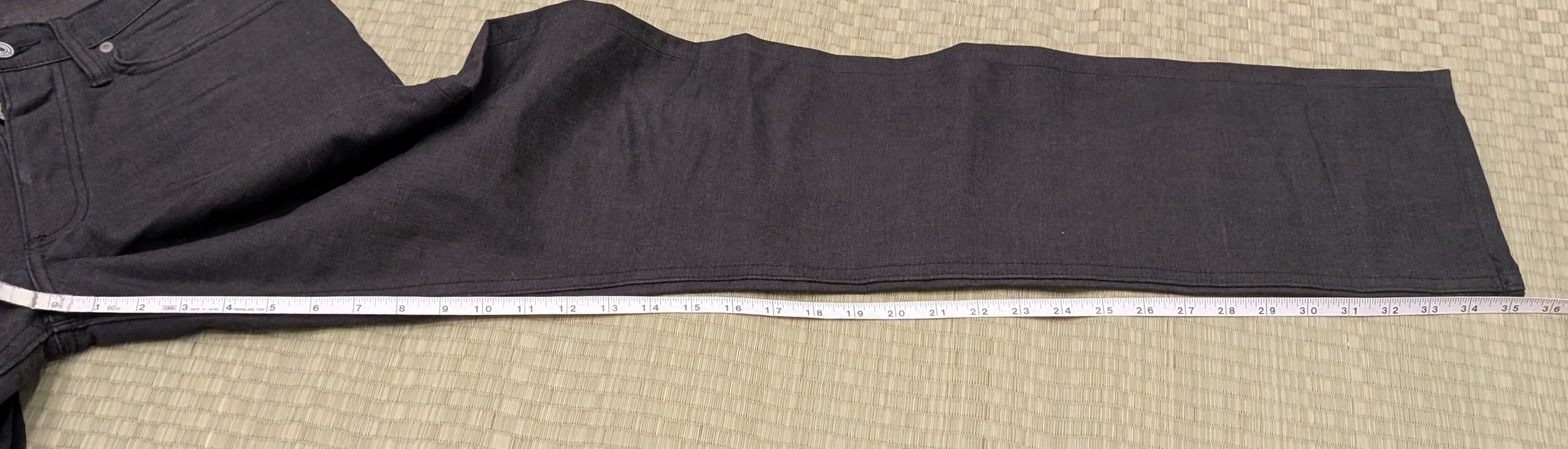 Gustin Gustin Black Selvedge Red ID Slim Denim Jeans Made in USA Size US 32 / EU 48 - 8 Thumbnail