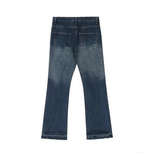 Jean pattern punk flare jeans Size US 30 / EU 46 - 2 Thumbnail