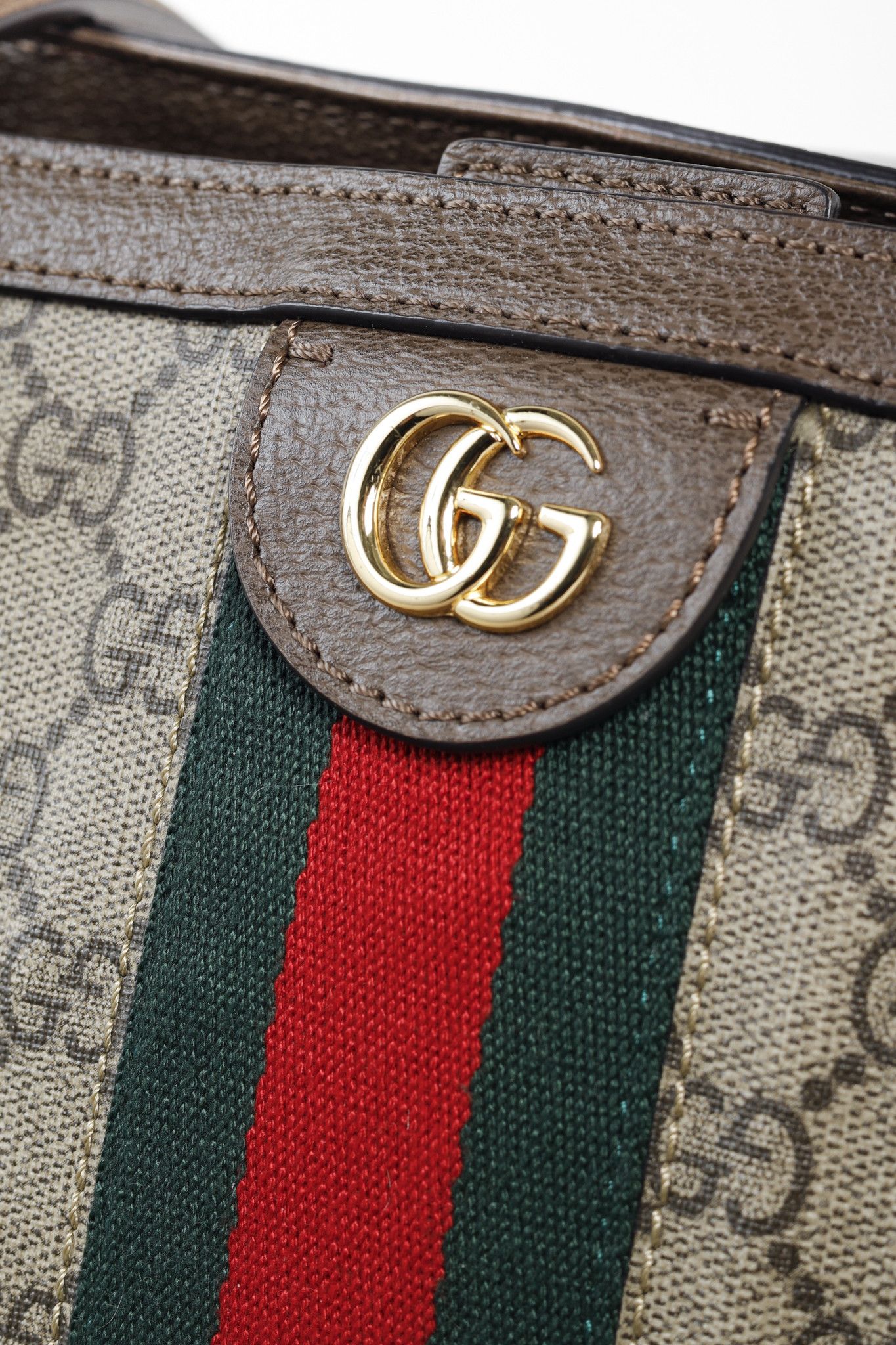 Gucci Gucci Ophidia Medium GG Supreme Canvas Tote Bag Size ONE SIZE - 10 Thumbnail