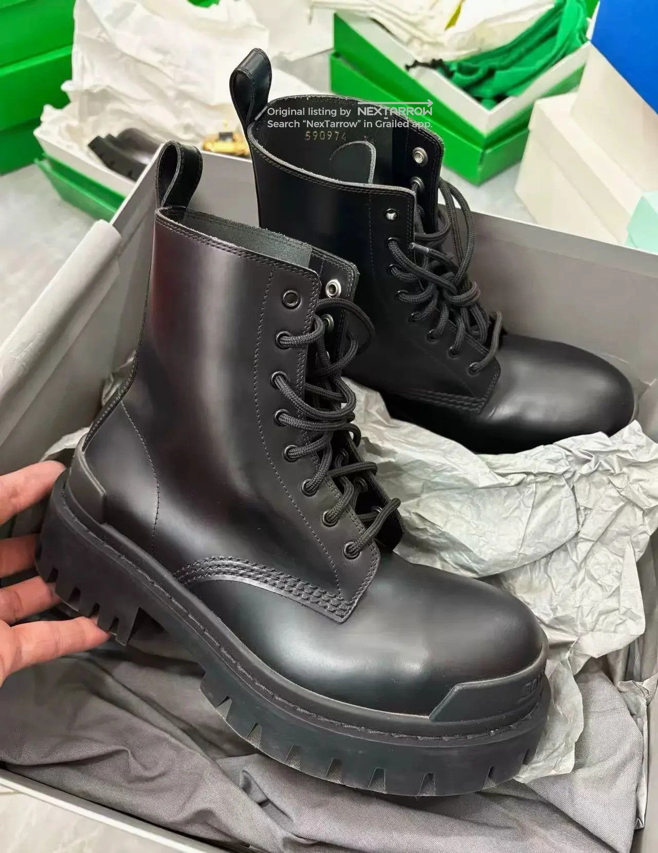 Balenciaga Balenciaga Strike Martin Boots Black 36 Italy Size US 6 / IT 36 - 1 Thumbnail