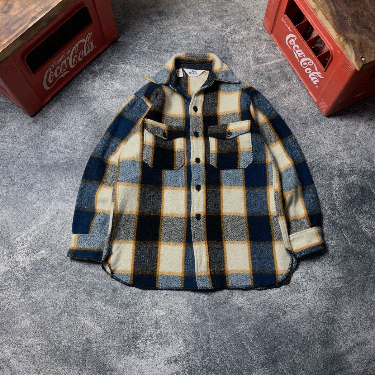 Woolrich Woolen Mills Woolrich Wool Outer Button Up Shirt Size US M / EU 48-50 / 2 - 1 Thumbnail