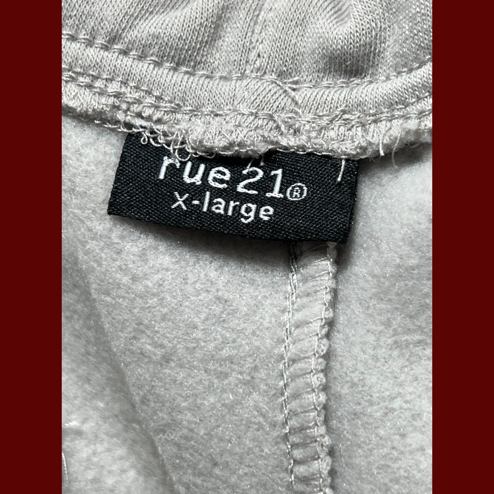 rue21 Rue 21 - Men's Cargo Sweatpants - Gray - Extra Large Size ONE SIZE - 9 Thumbnail