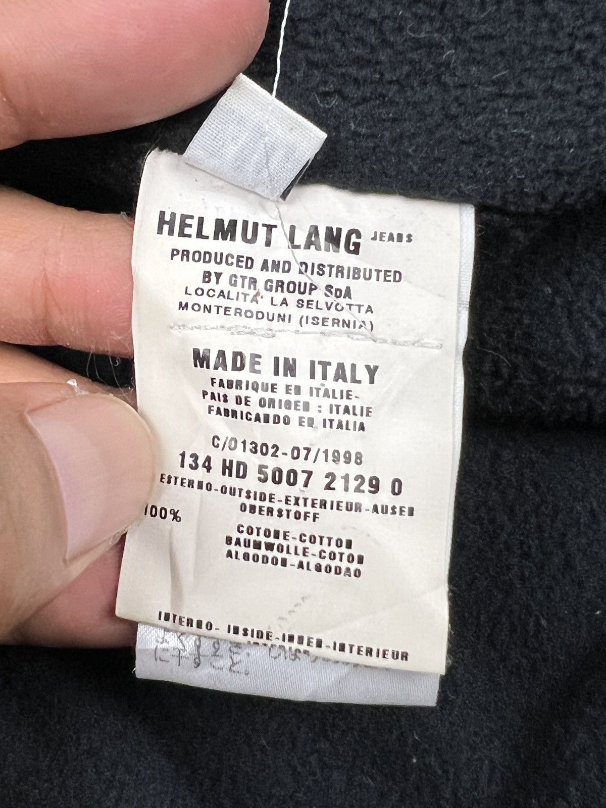 Helmut Lang Archive Vintage 1998 Helmut Lang Lined Trucker Jacket Size S / US 4 / IT 40 - 18 Thumbnail