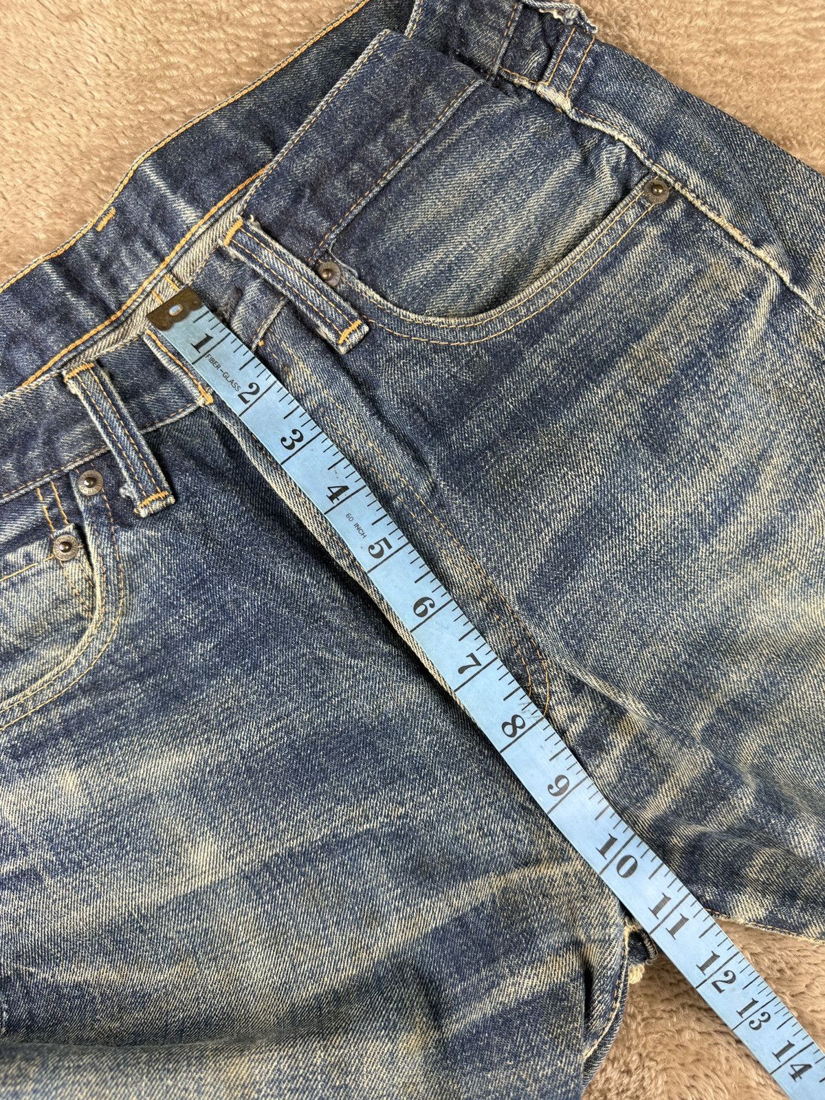 Denime Vtg Denime Lot66 jeans Selvedge Japan Made Grunge Style Size US 29 - 17 Thumbnail