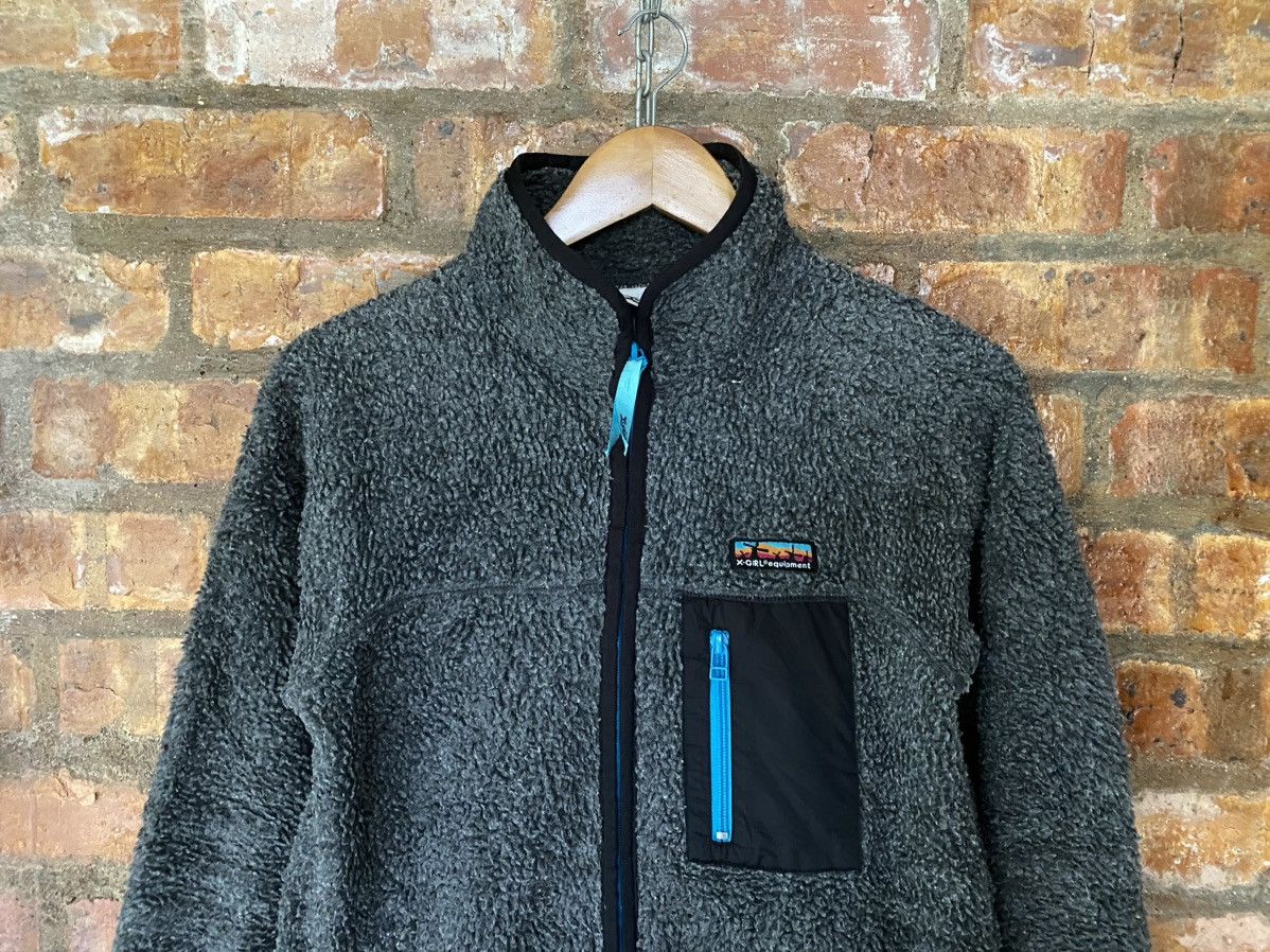 Japanese Brand X-GIRL Japan Boa Fleece Patagonia logo Size S / US 4 / IT 40 - 3 Thumbnail