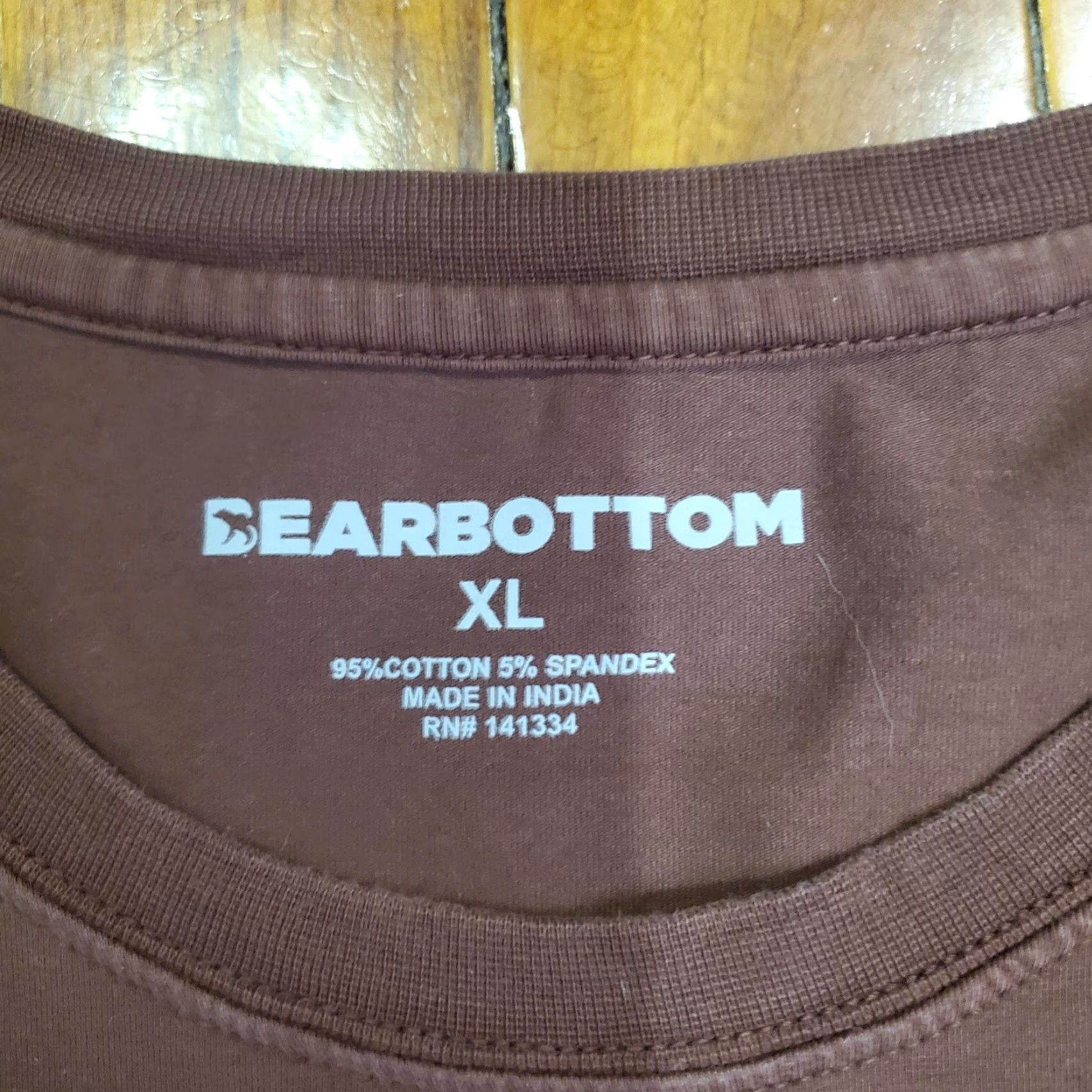 Vintage Bearbottom Shirt Mens XL Brown Athletic Club Running Graphic Performance Tee Size US XL / EU 56 / 4 - 5 Thumbnail